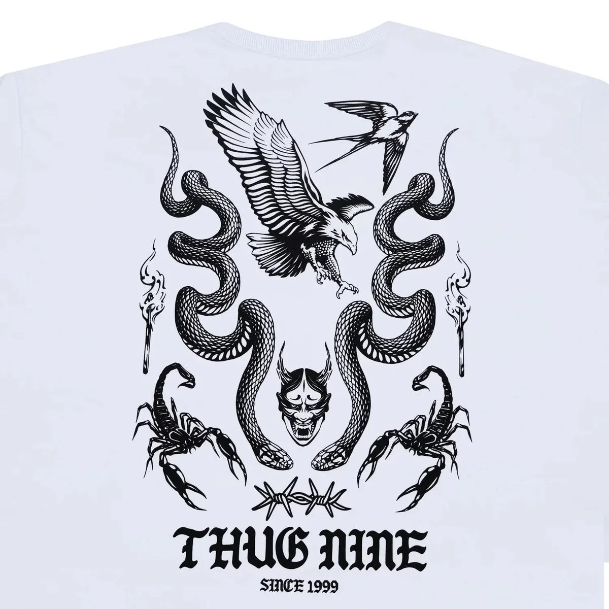 T-SHIRT THREAT BLACK