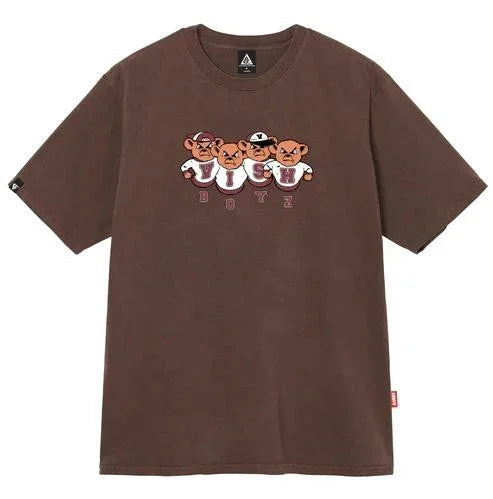 T-SHIRT VISHBOYZ BEAR BROWN