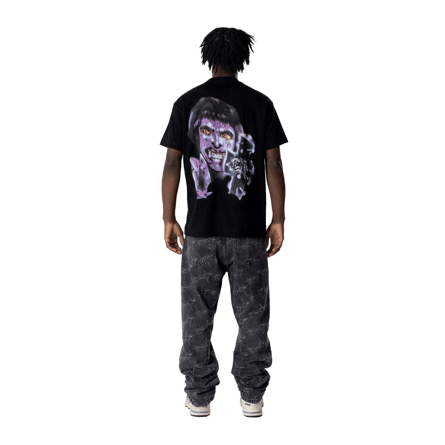 TEE SCARING EVIL BLACK