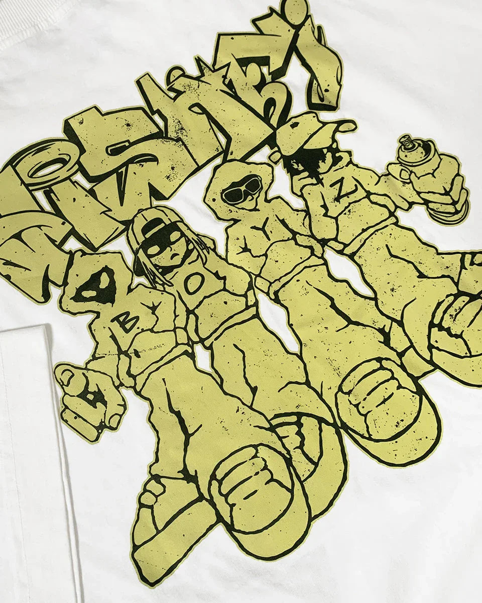 T-SHIRT VISHBOYZ OFF WHITE