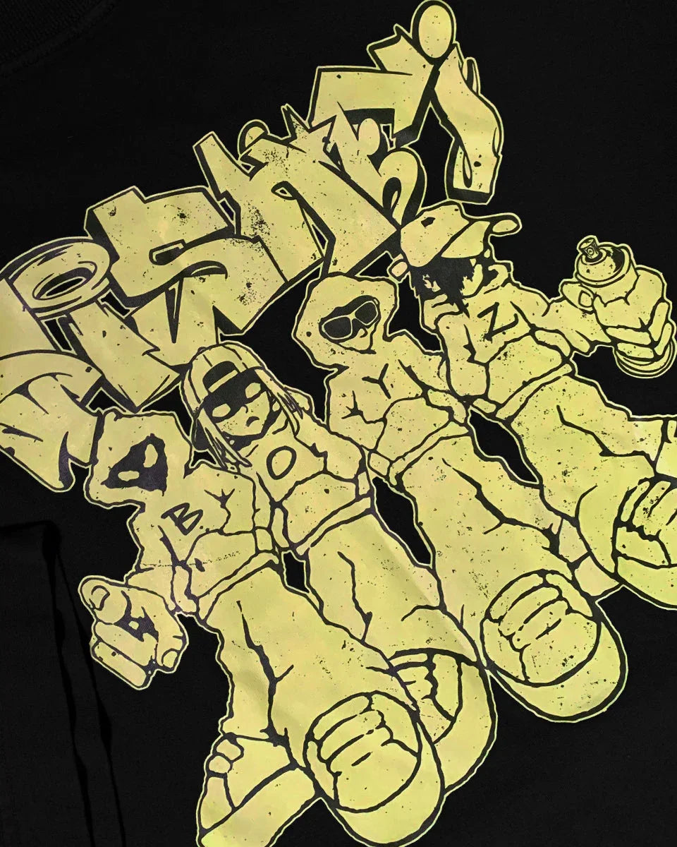 T-SHIRT VISHBOYZ BLACK