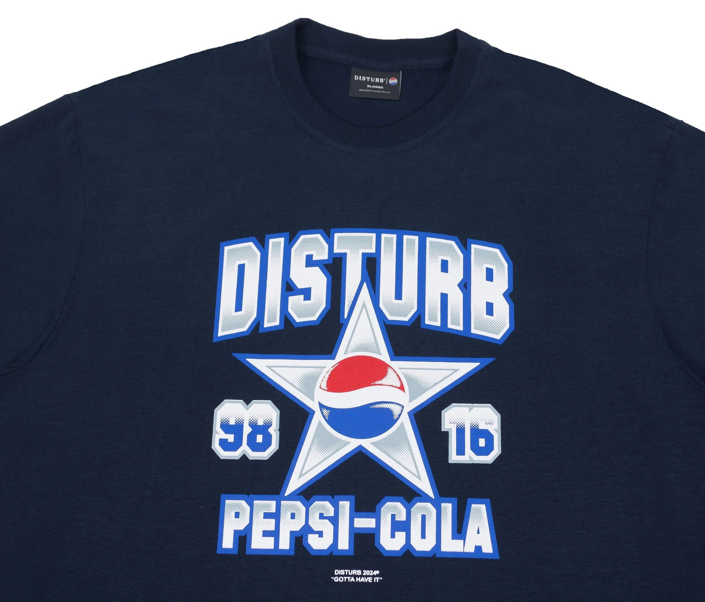 T-SHIRT COLA STAR NAVY