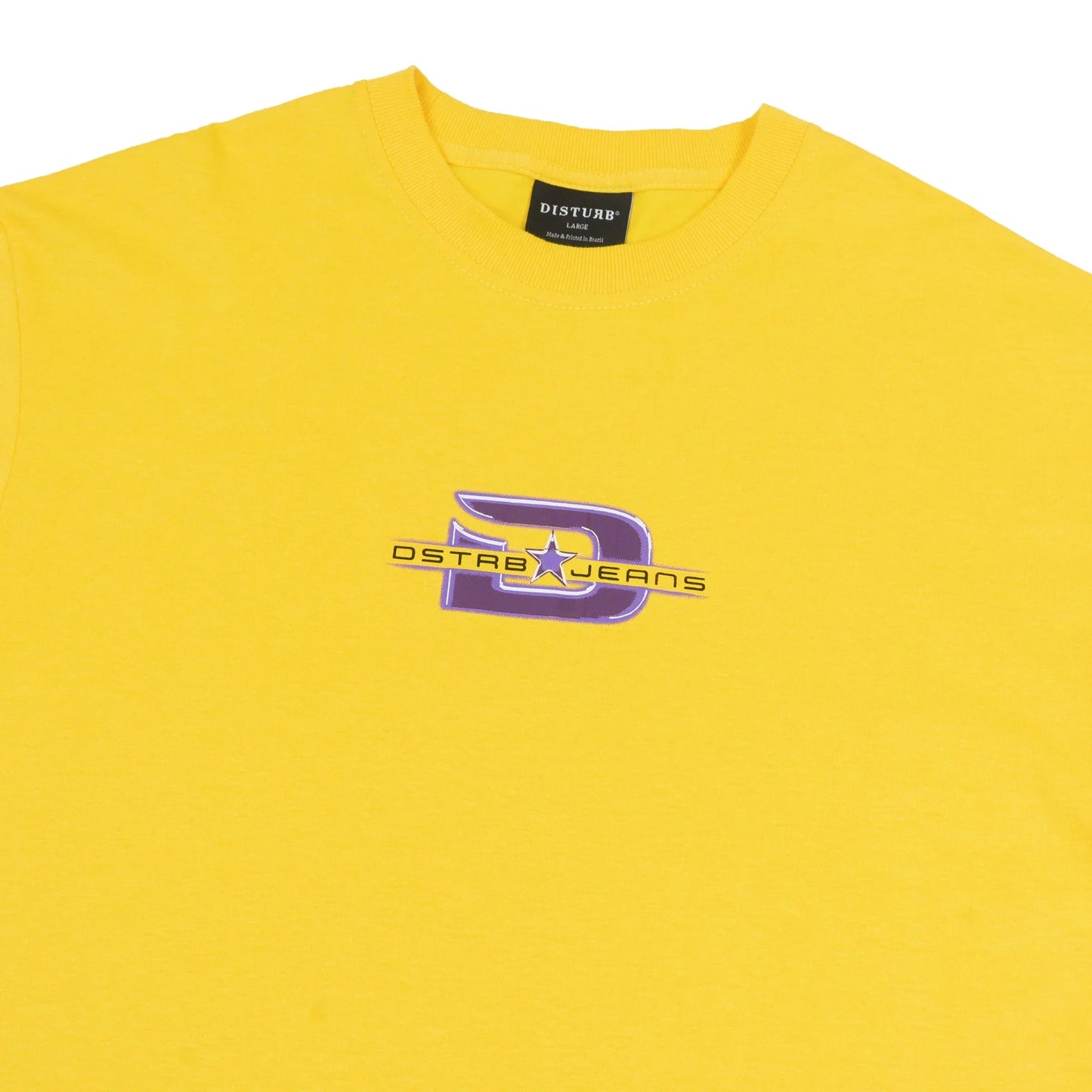 T-SHIRT DSTRB JEANS YELLOW