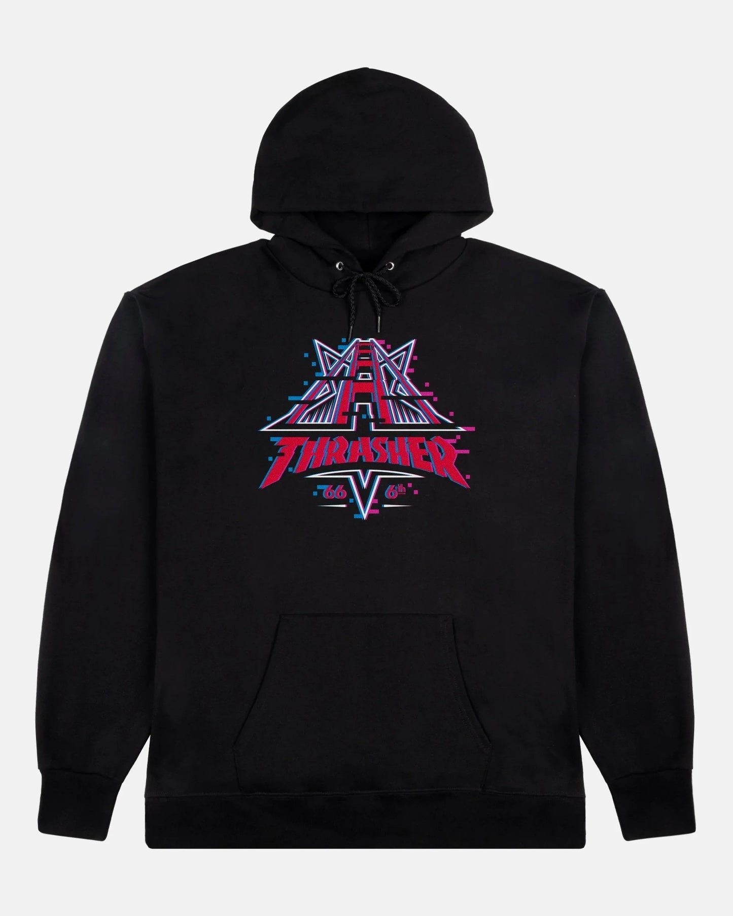 HOODIE GOLDEN GATE GLITCH