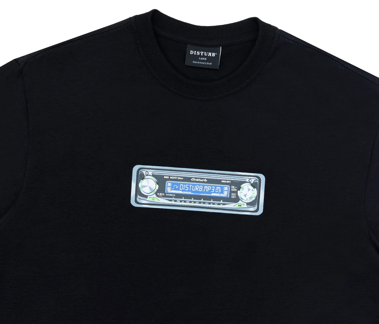 T-SHIRT MUSIC SYSTEM BLACK