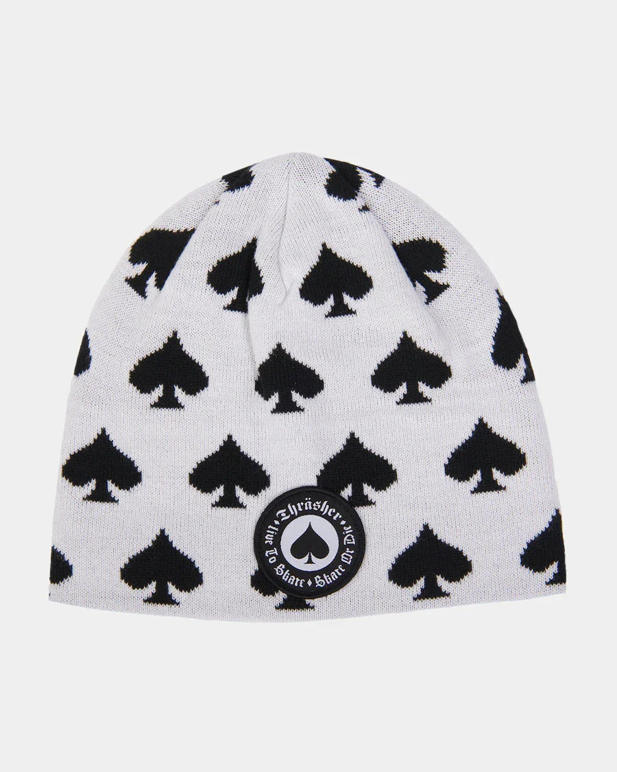 BEANIE OATH SKULL WHITE