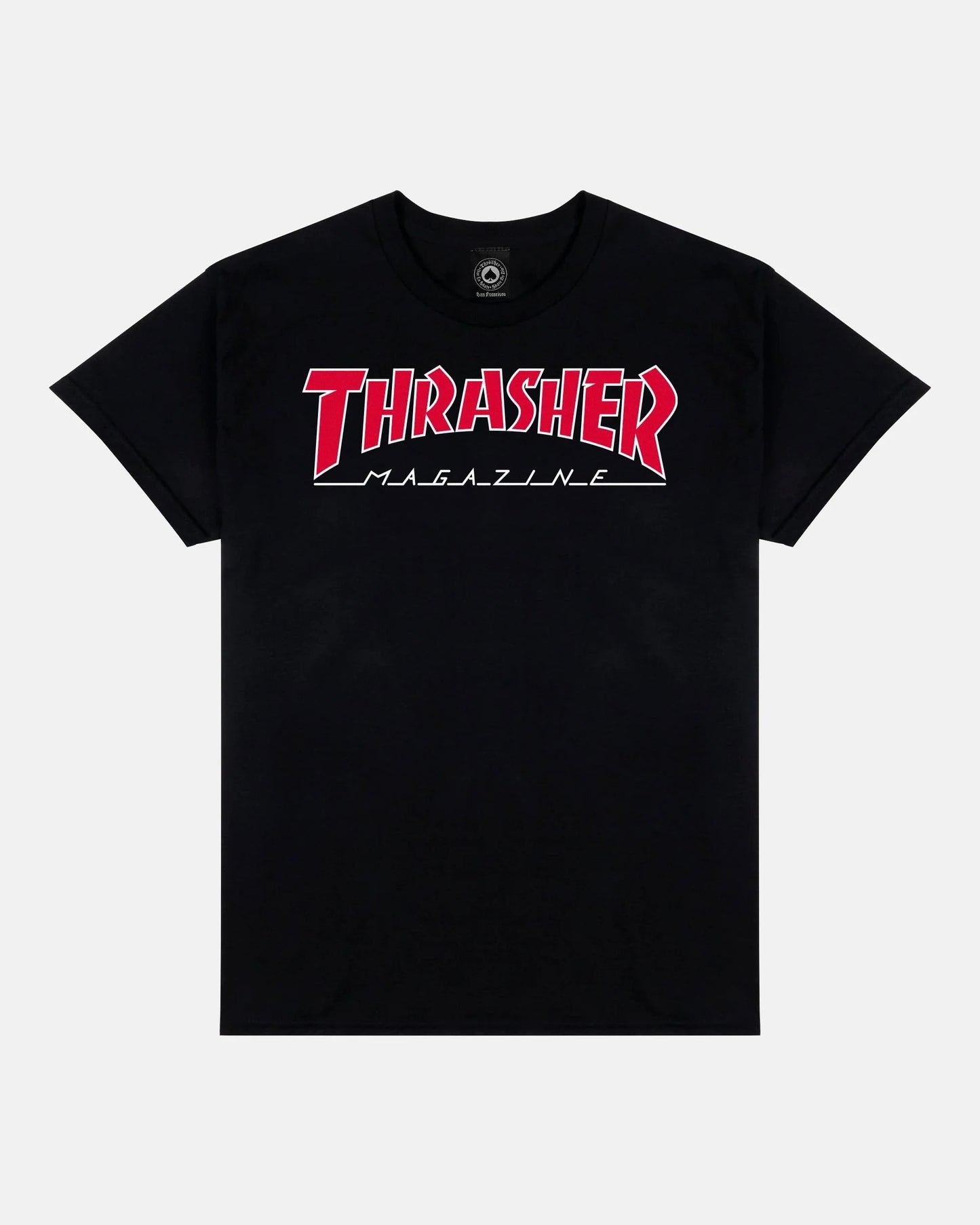T-SHIRT OUTLINED BLACK