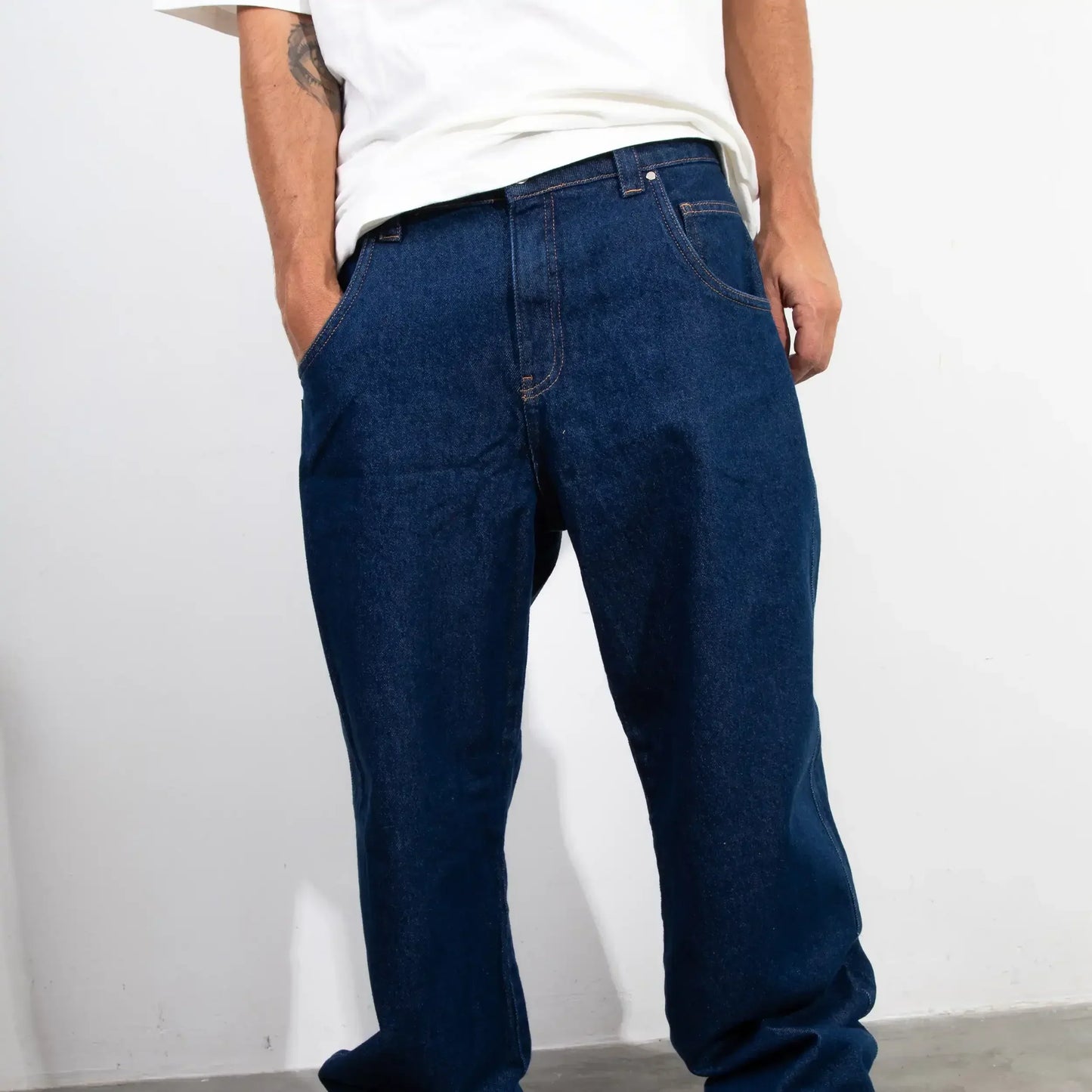 Denim Pants H-Line Raw Washed