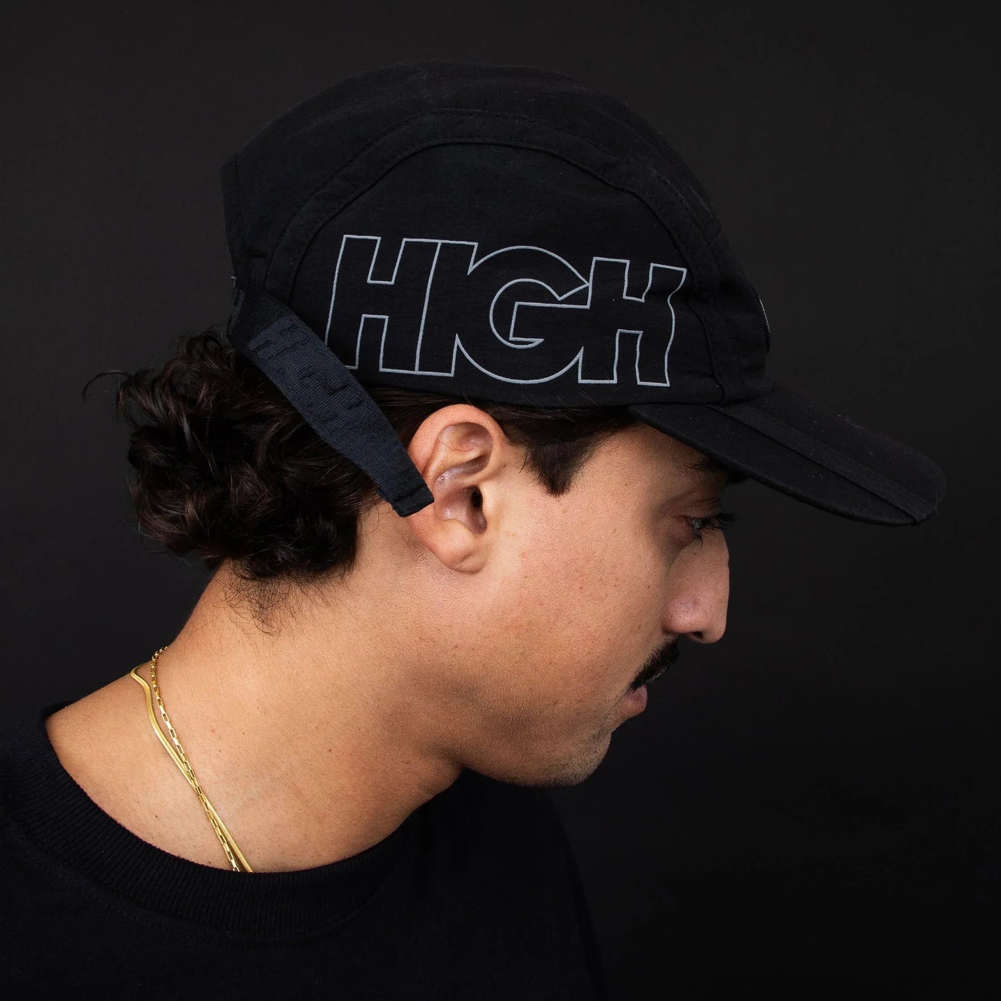 5 Panel Atlethic Black