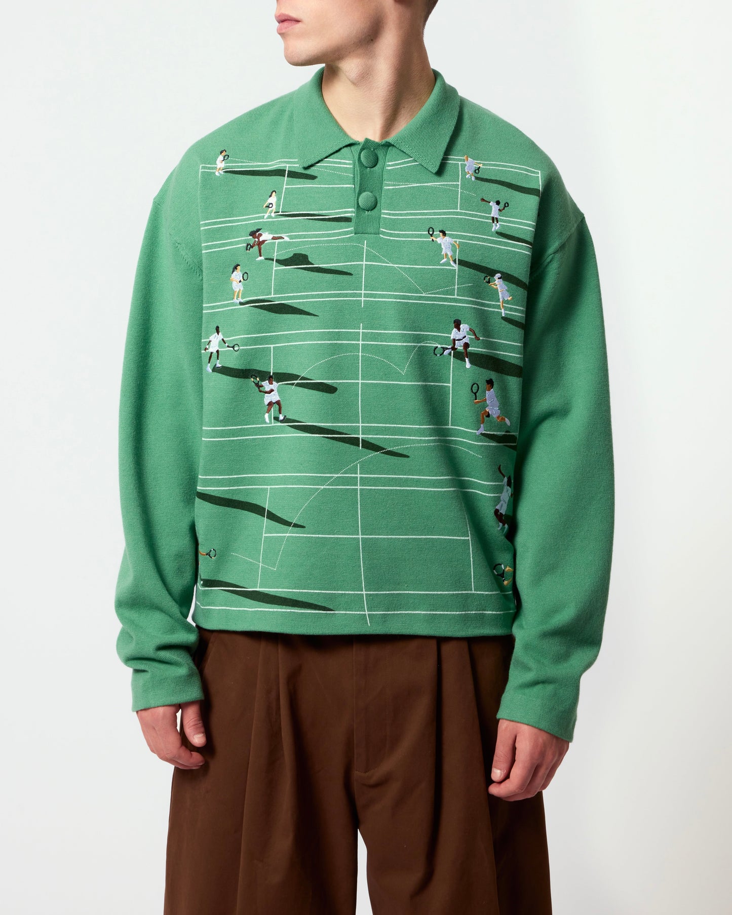 SUÉTER FINE KNIT TENNIS