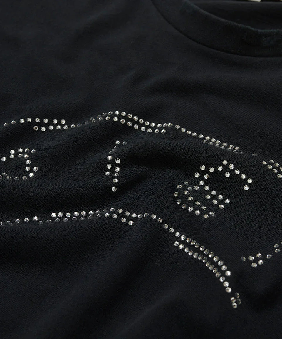 UEFA Distressed T-shirt Vintage Black