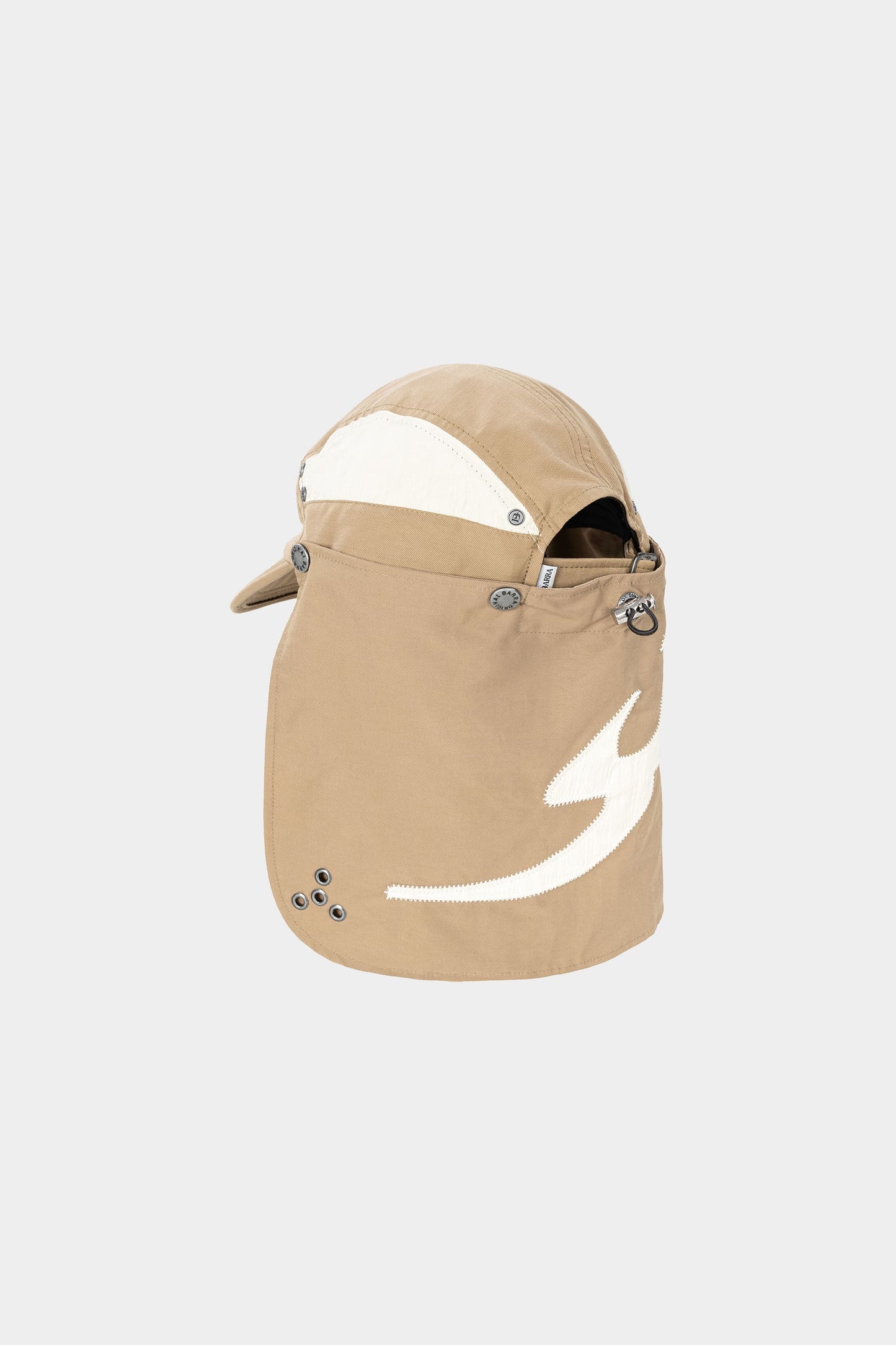 Bone Barra Crew Five Panel B Garça (Beige)