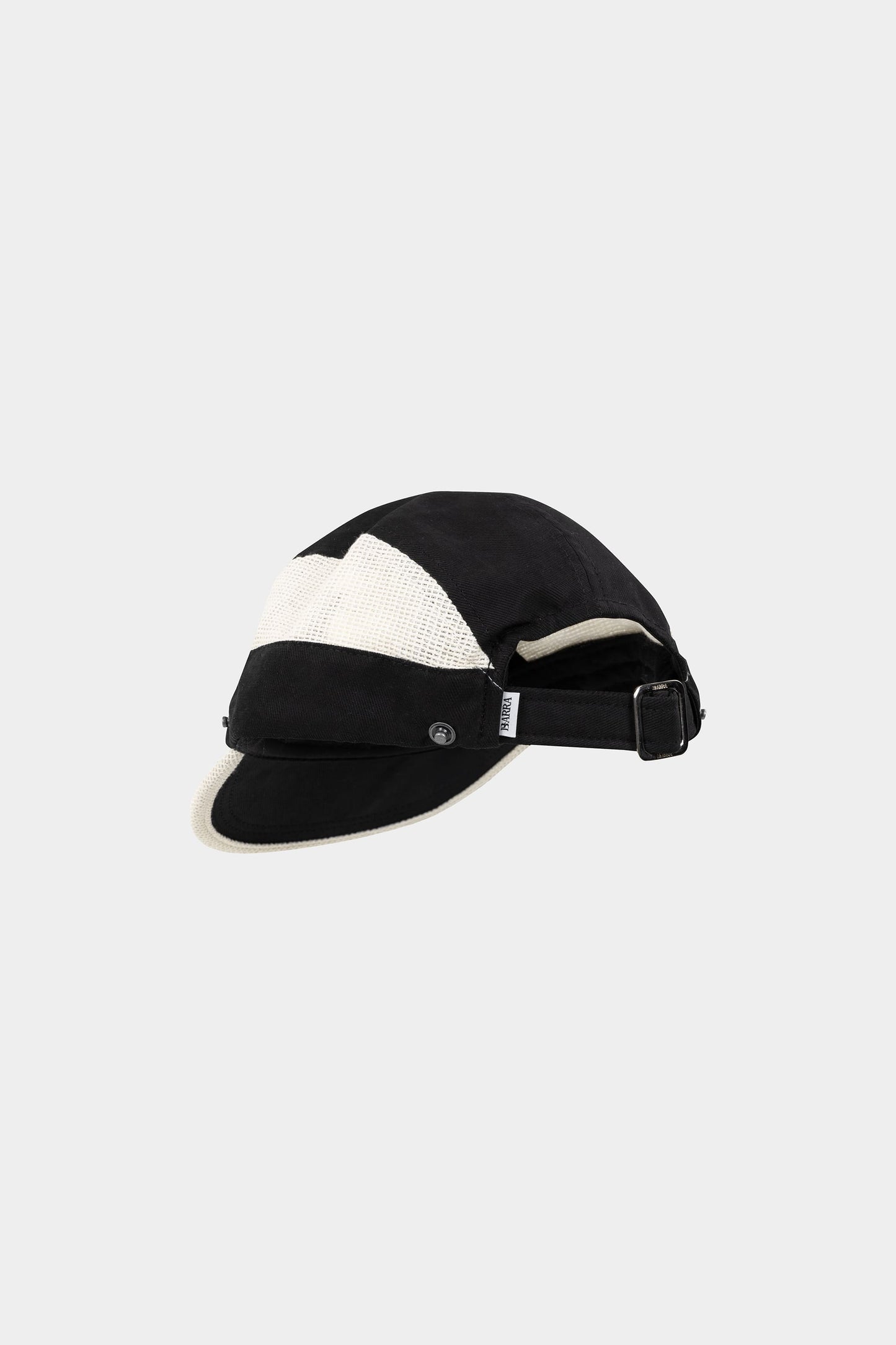 Bone Barra Crew Five Panel B Textura (Black)