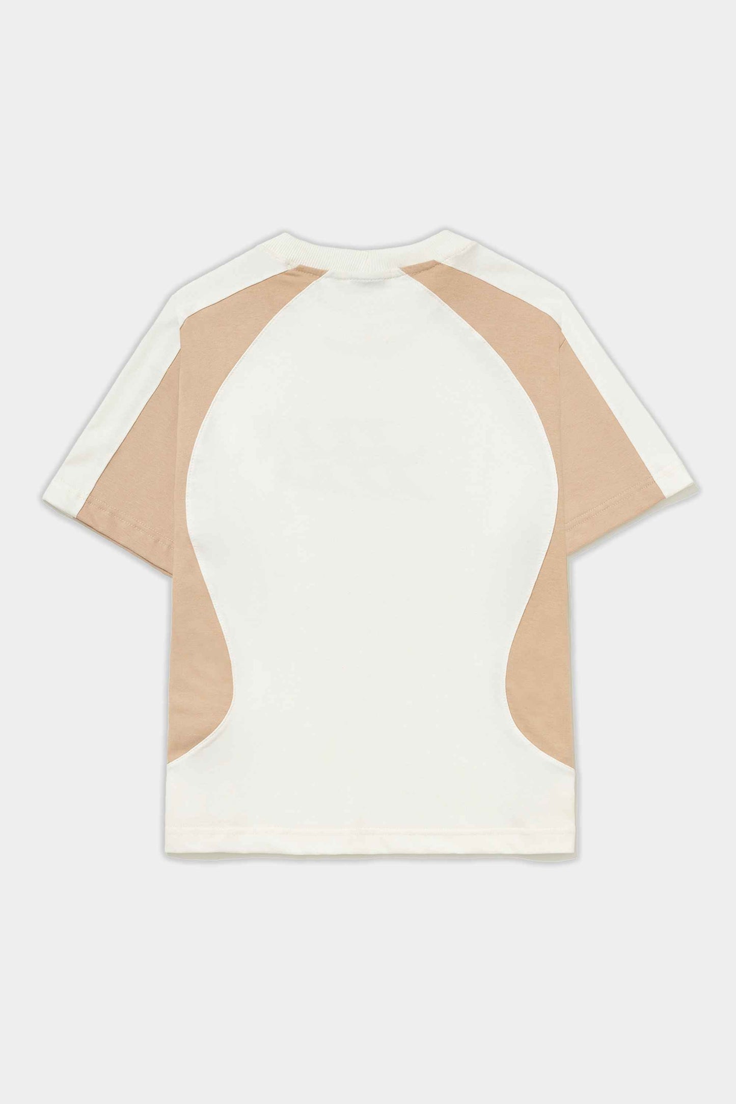 Camiseta Barra Crew B Garça Recortada (Off White)