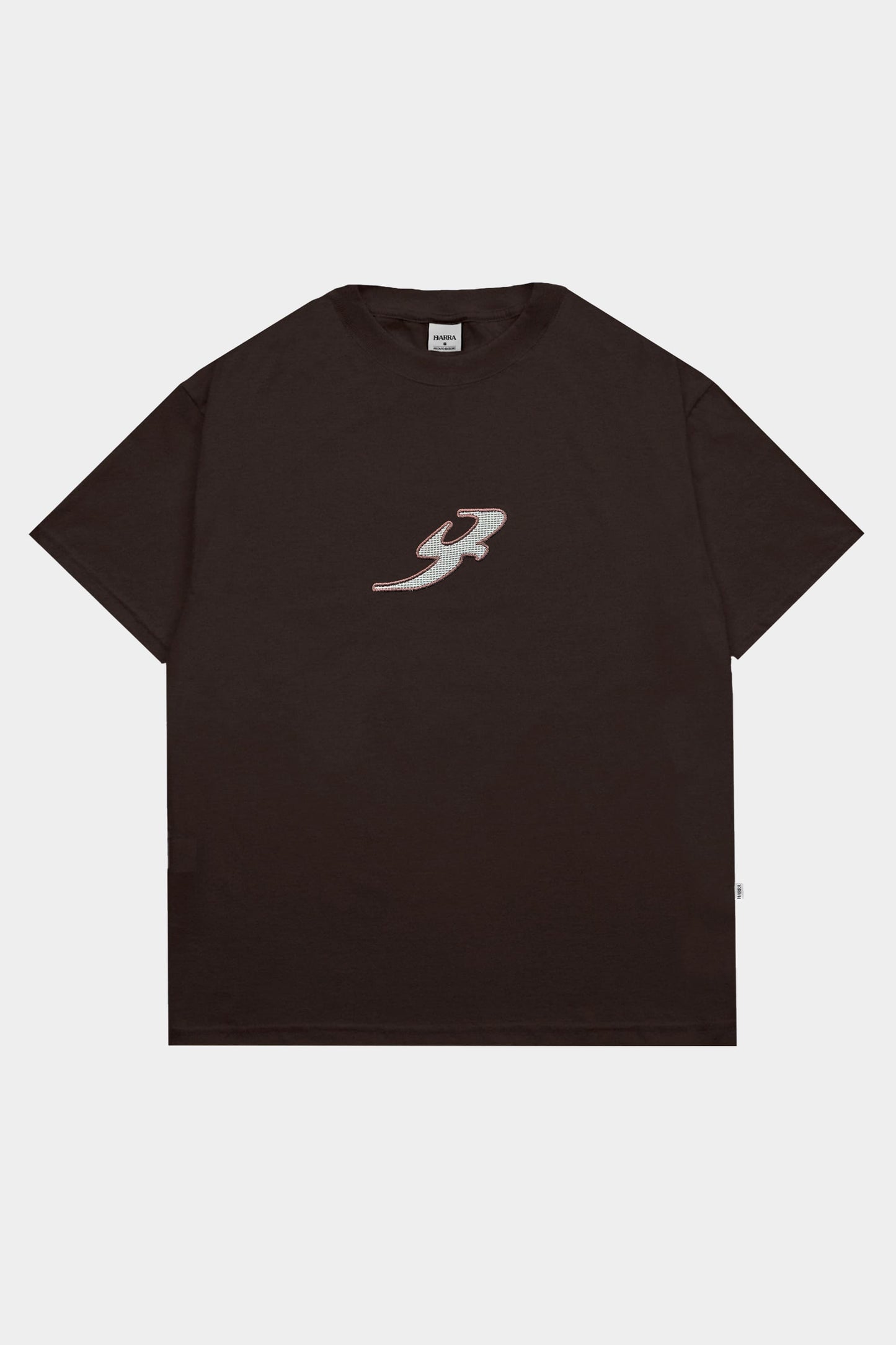 Camiseta Barra Crew B Graça Textura (Brown)