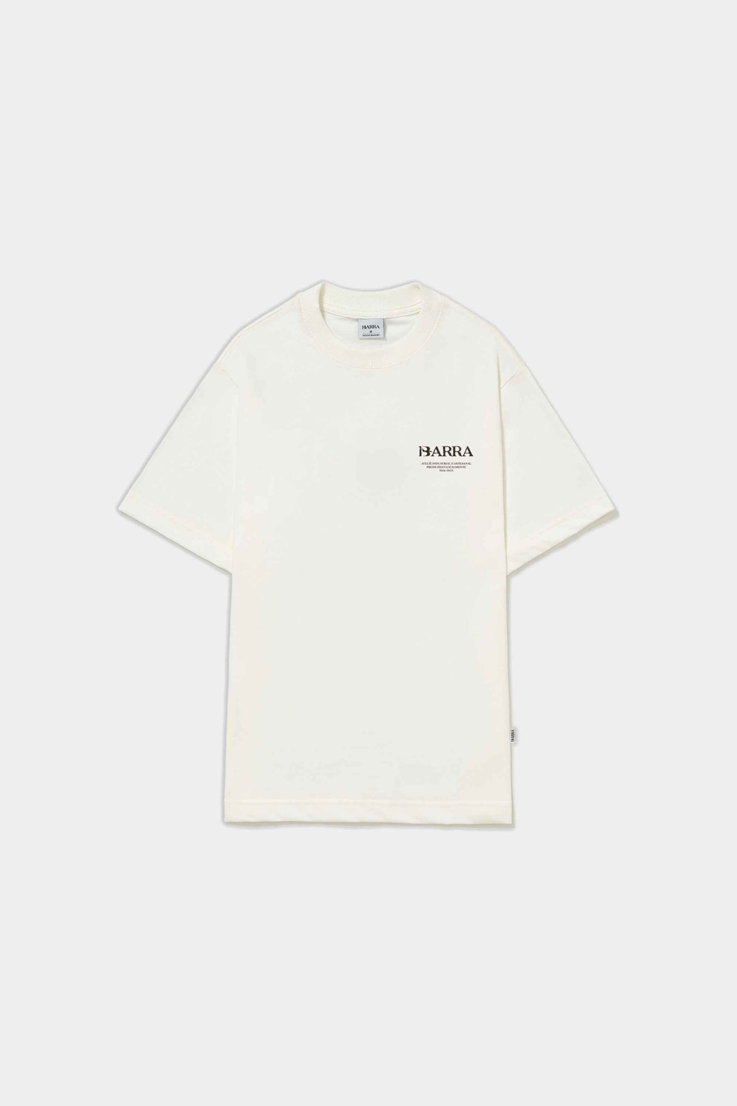 Camiseta Barra Crew Raizes Institucional (Off White)