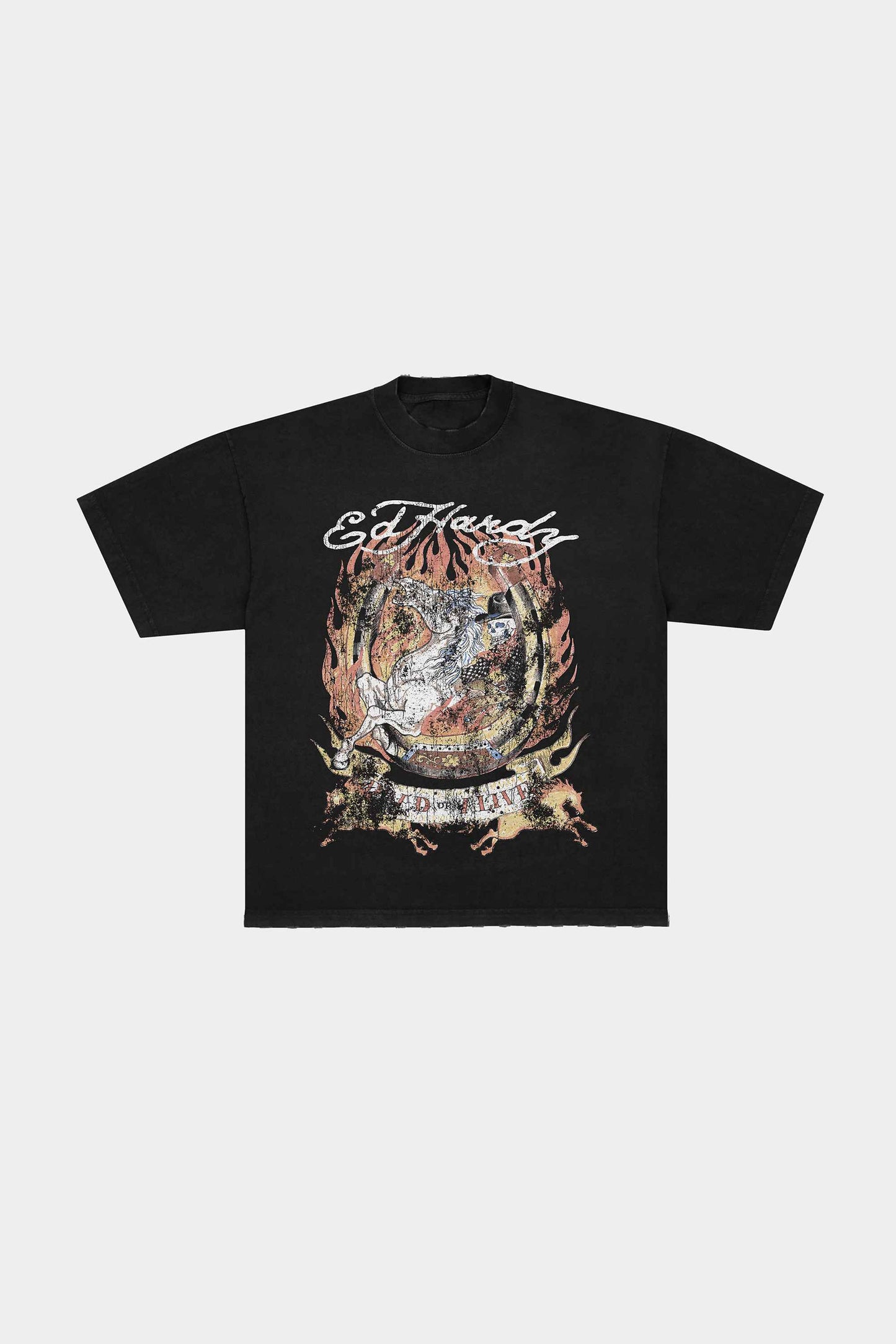Camiseta Ed Hardy x Matuê Horse (Black)