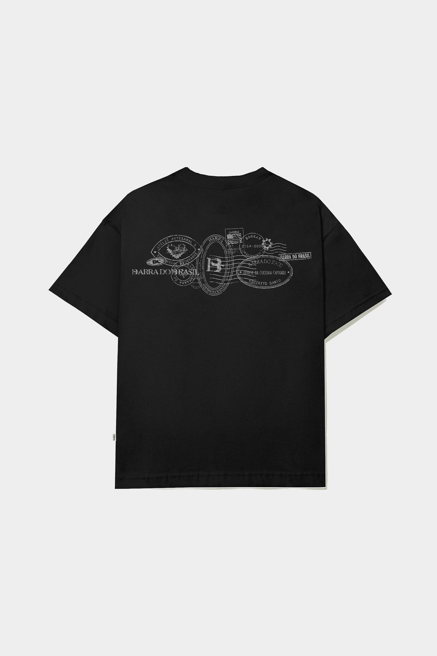 CAMISETA CREW BARRA BLACK