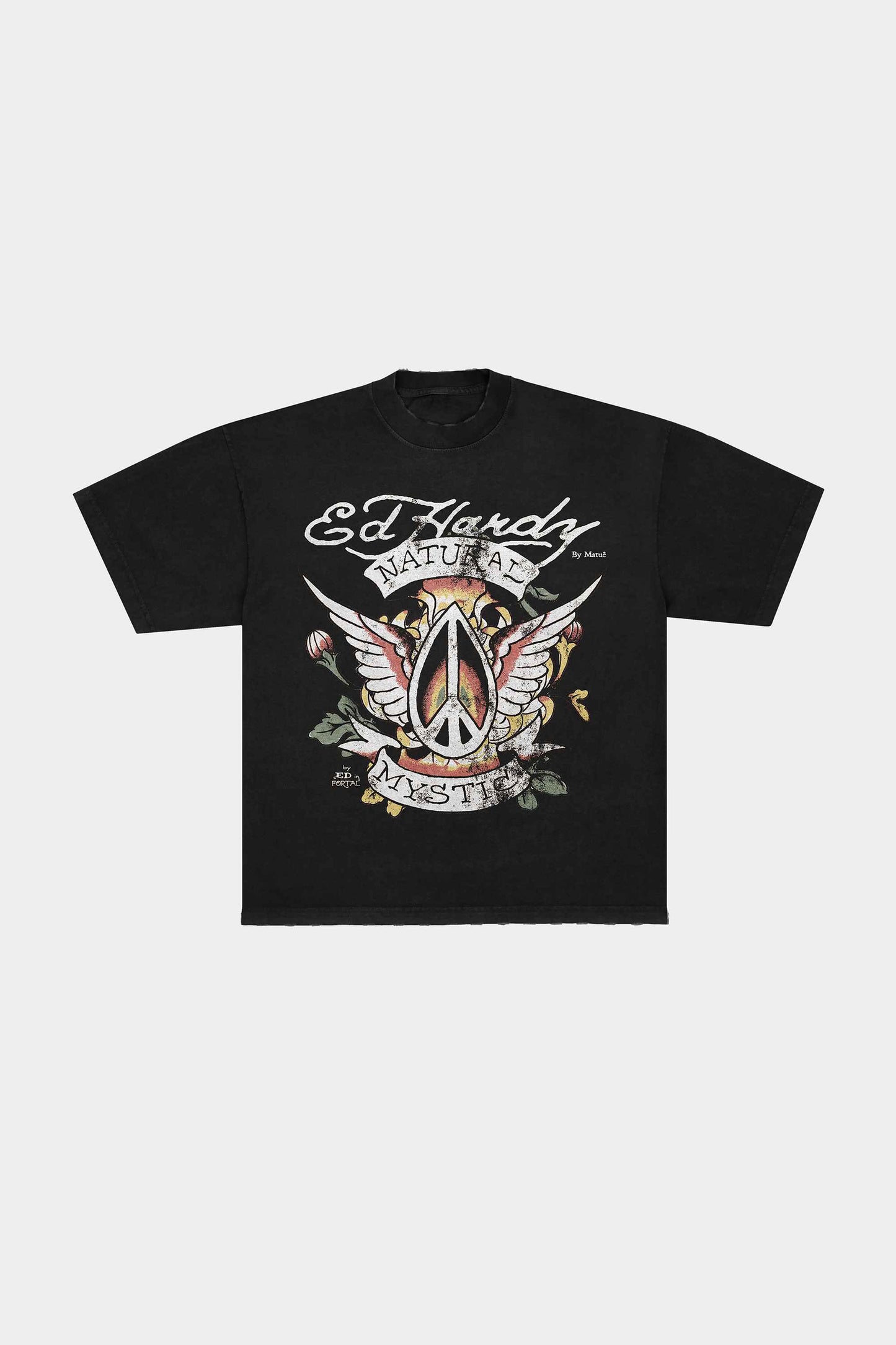 Camiseta Ed Hardy x Matuê Natural Mystic (Black)