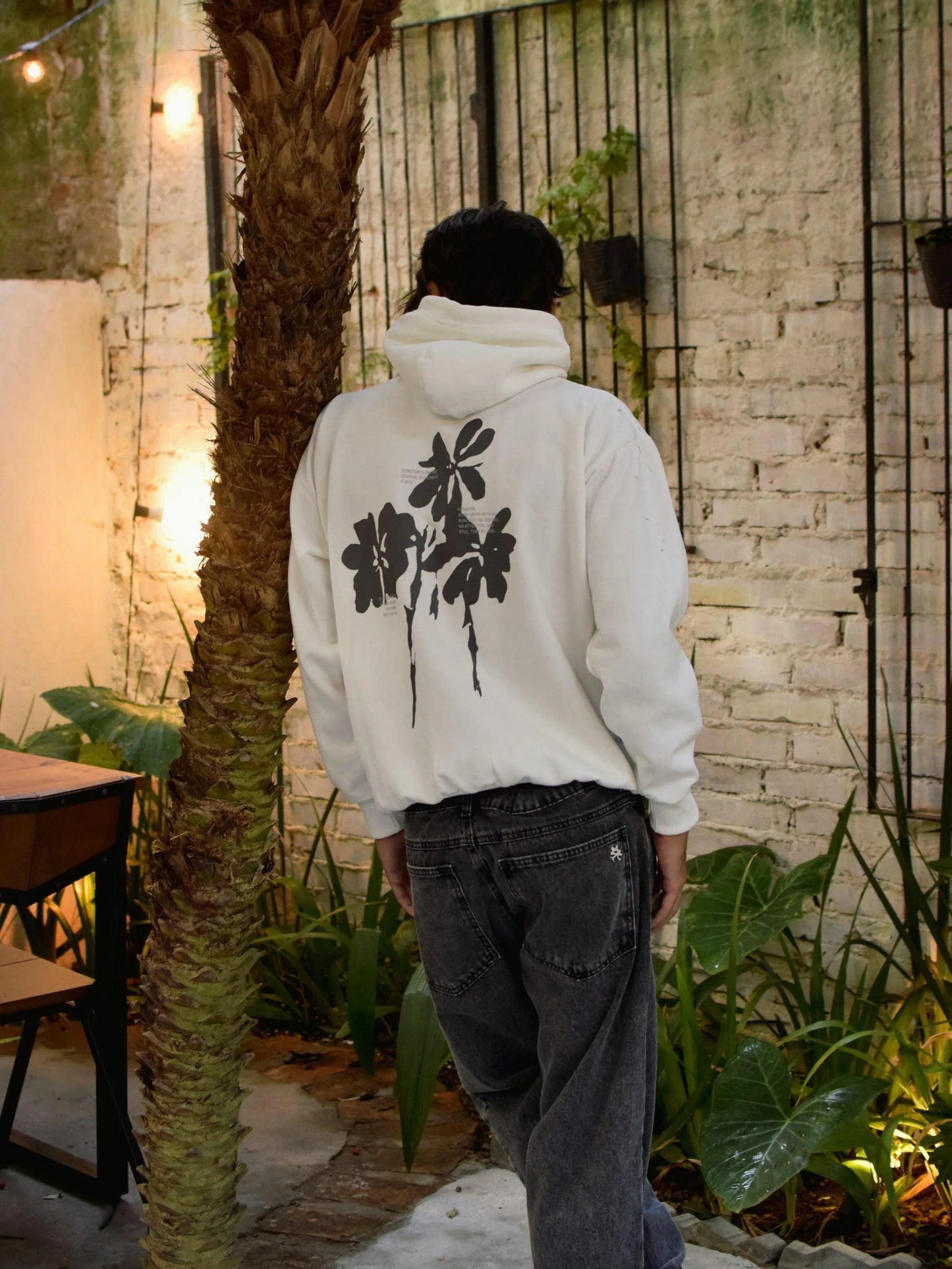 HOODIE FLOWER DARK