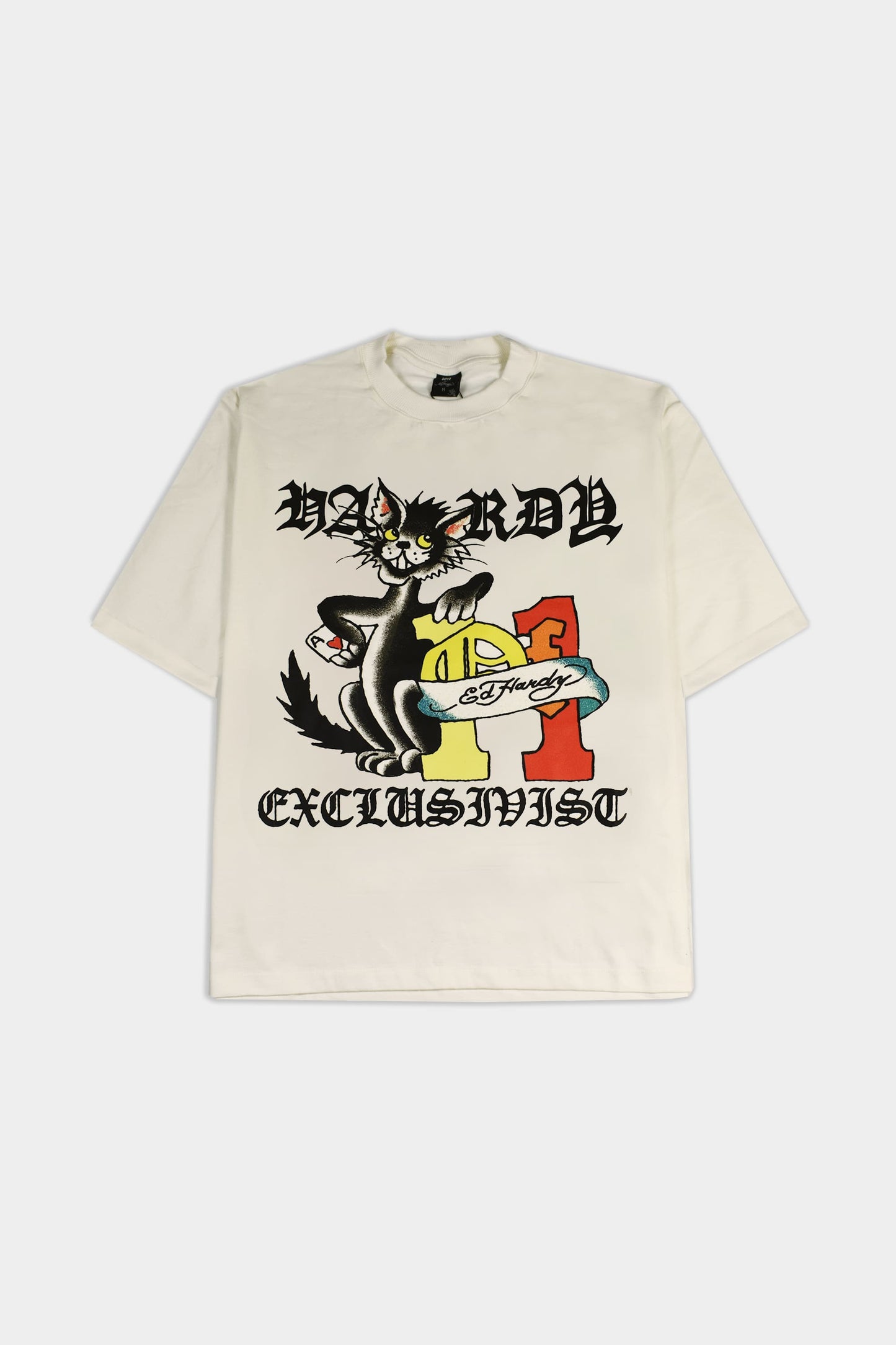 Camiseta Exclusivist (1OF1) X Ed Hardy Ace Of Spades (Off White)