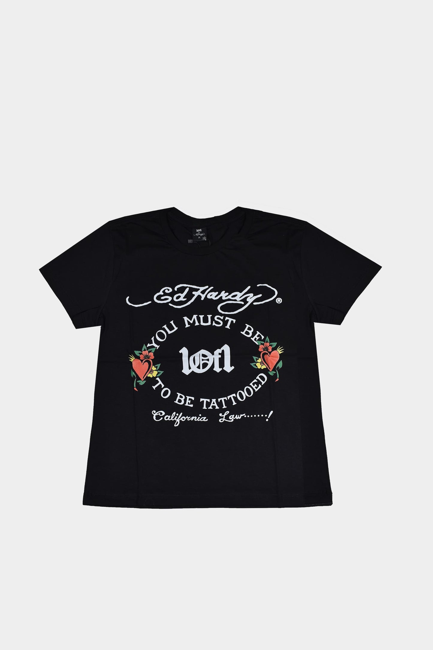 Baby Tee Exclusivist (1OF1) X Ed Hardy N1RVANA (Black)