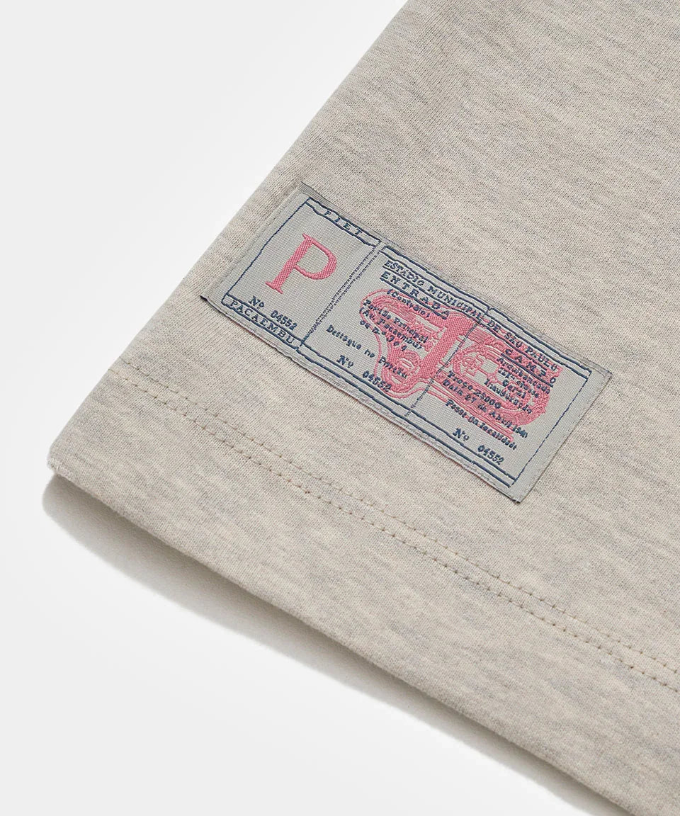 Piet + Pacaembu T-shirt - Grey