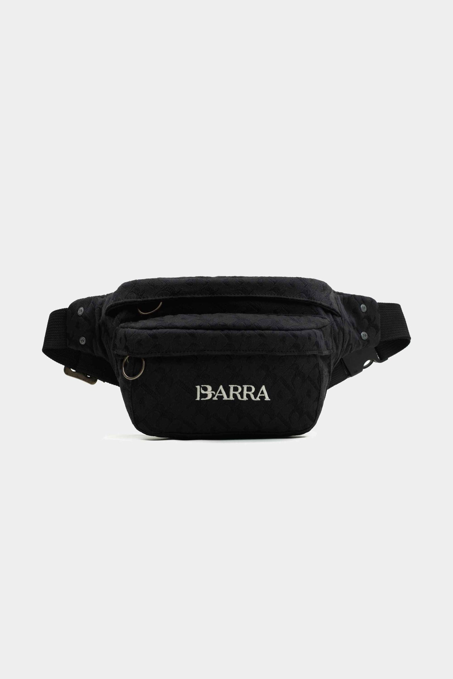 Pochete Barra Crew Pattern B Jacquard (Black)