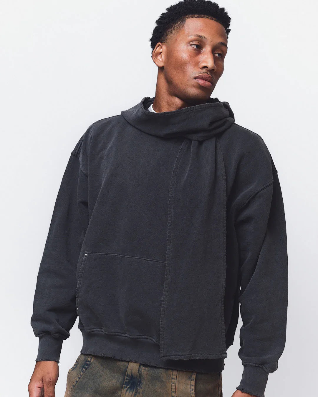 HOODIE WITCHING SCARF BLACK