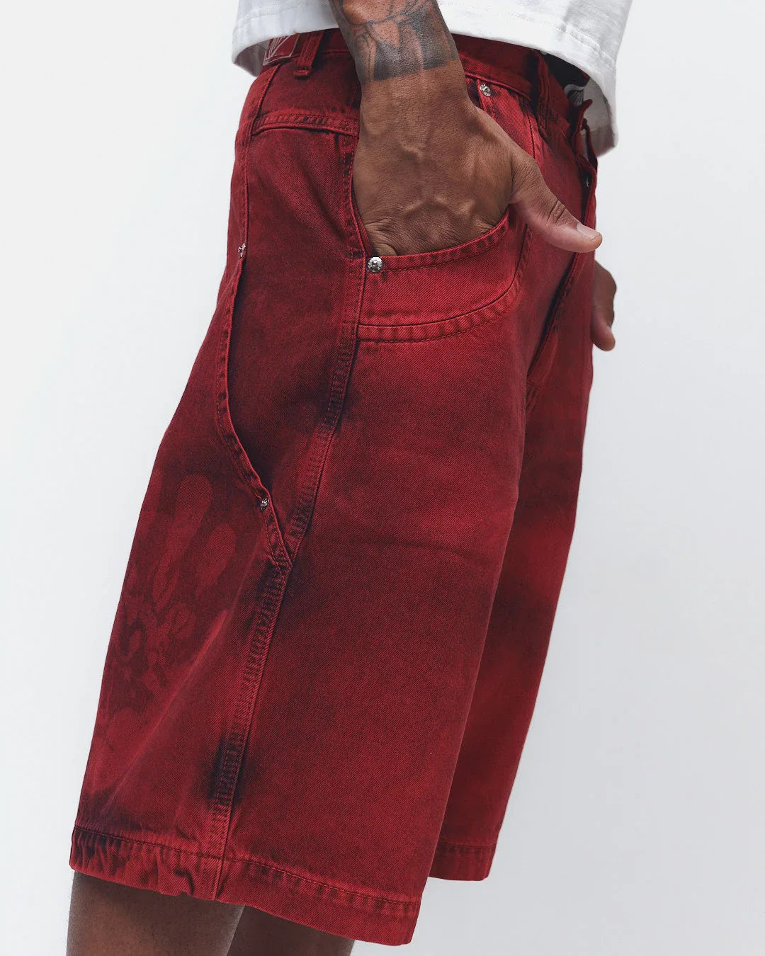 BERMUDA CURVED DOUBLE HAND RED