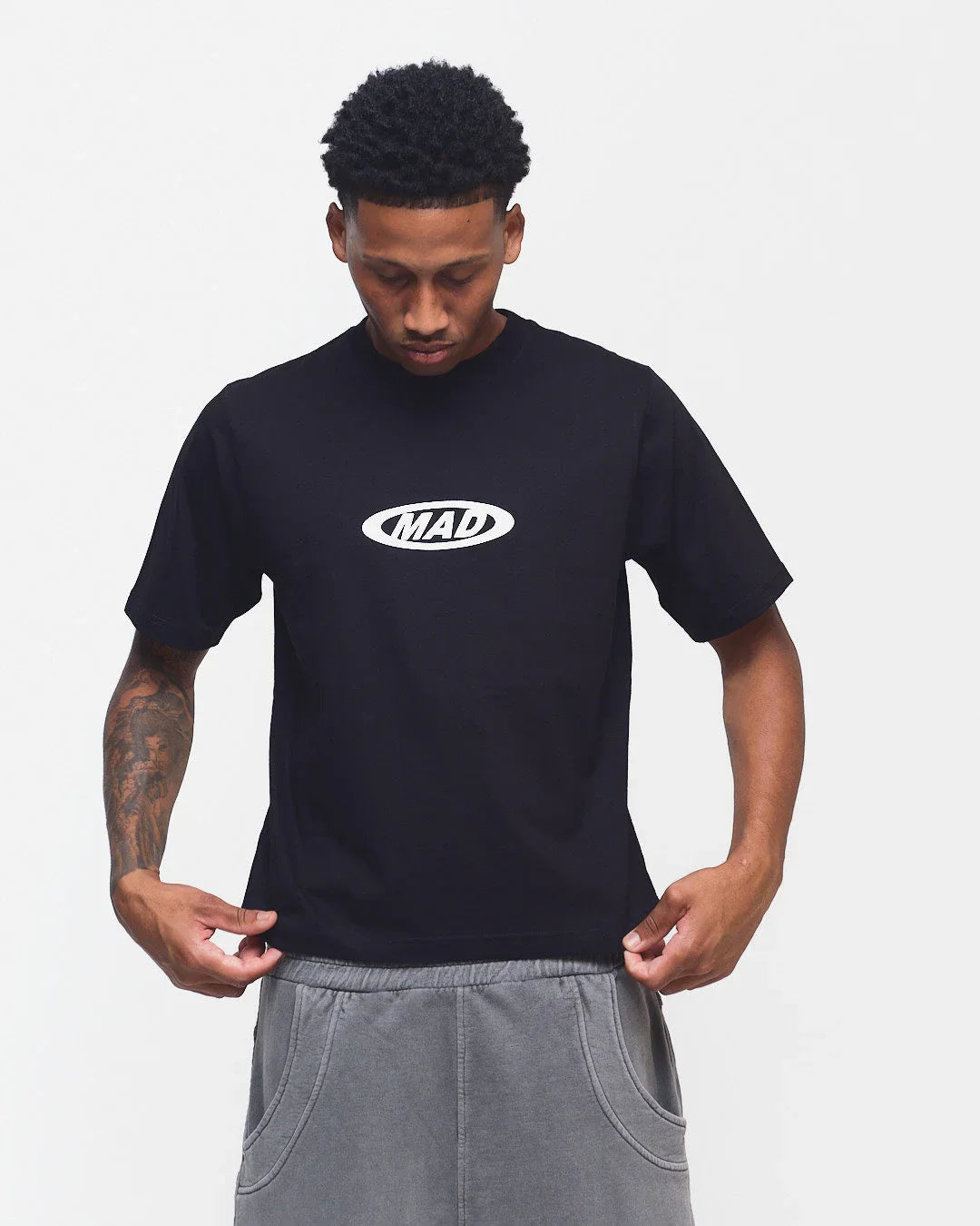 T-SHIRT MAD LOGO BLACK