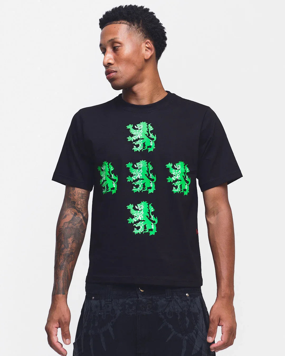 T-SHIRT BLACK NETHER