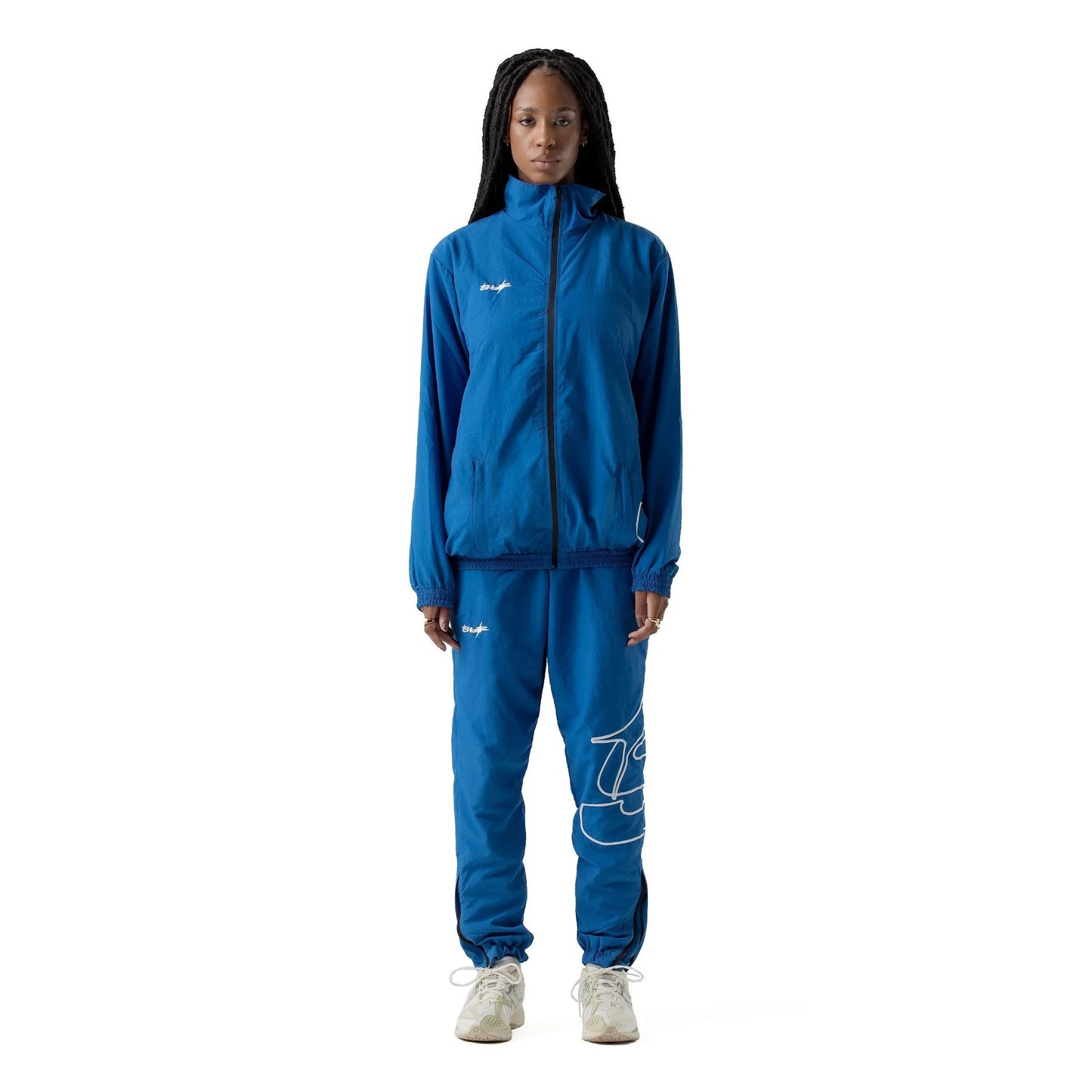 CALÇA TRACK S STAR AZUL MARINHO