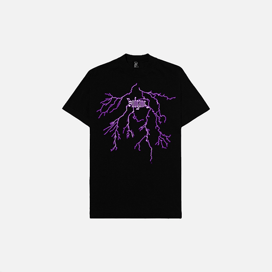 T-SHIRT SUFGANG LIGHTNING BLACK/PURPLE