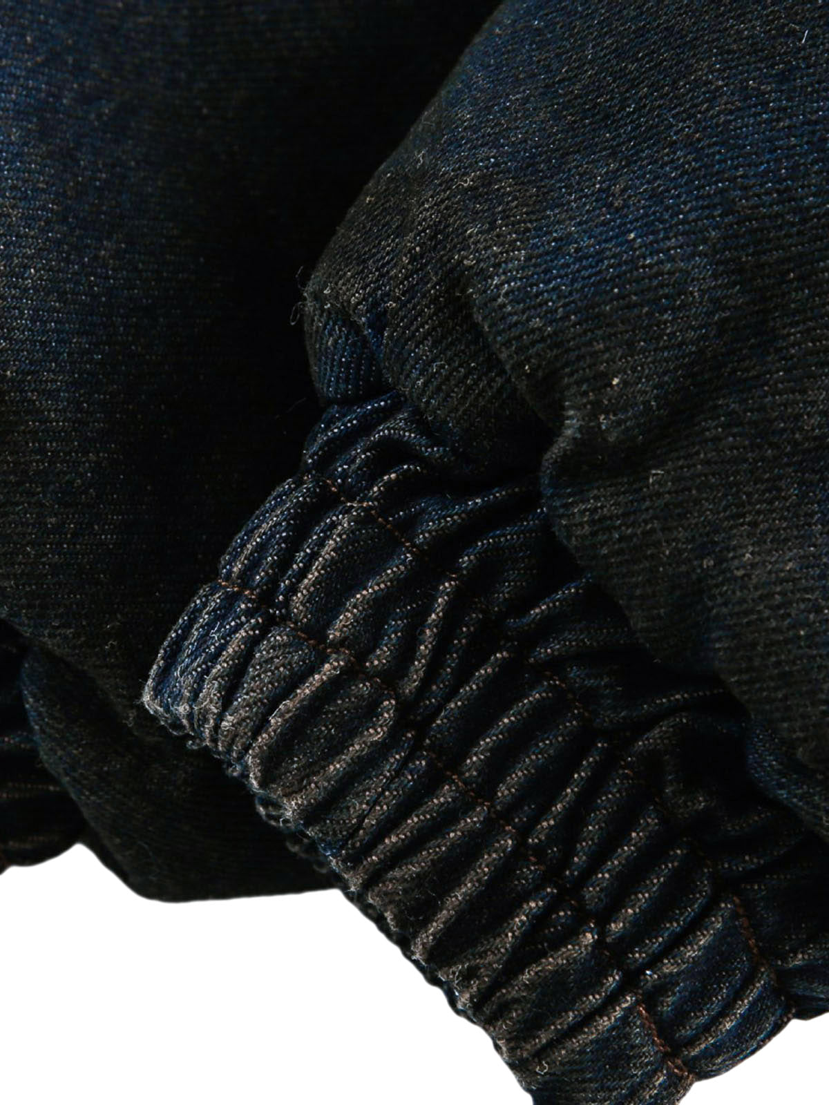 JAQUETA FUR HOODED WASHED DENIM