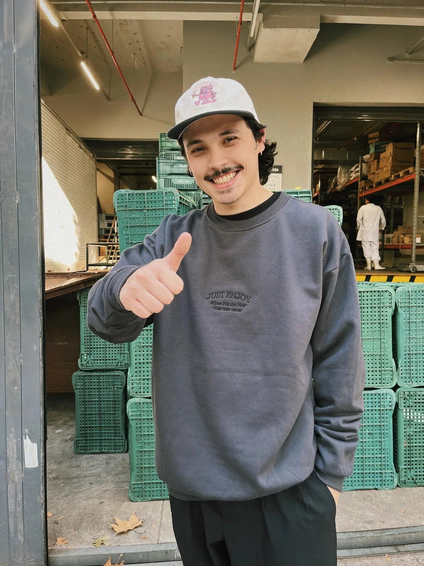 MOLETOM CREW ENJOY