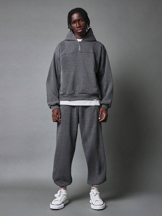 Conjunto SUMWON Oversized Zíper Parcial Jogger