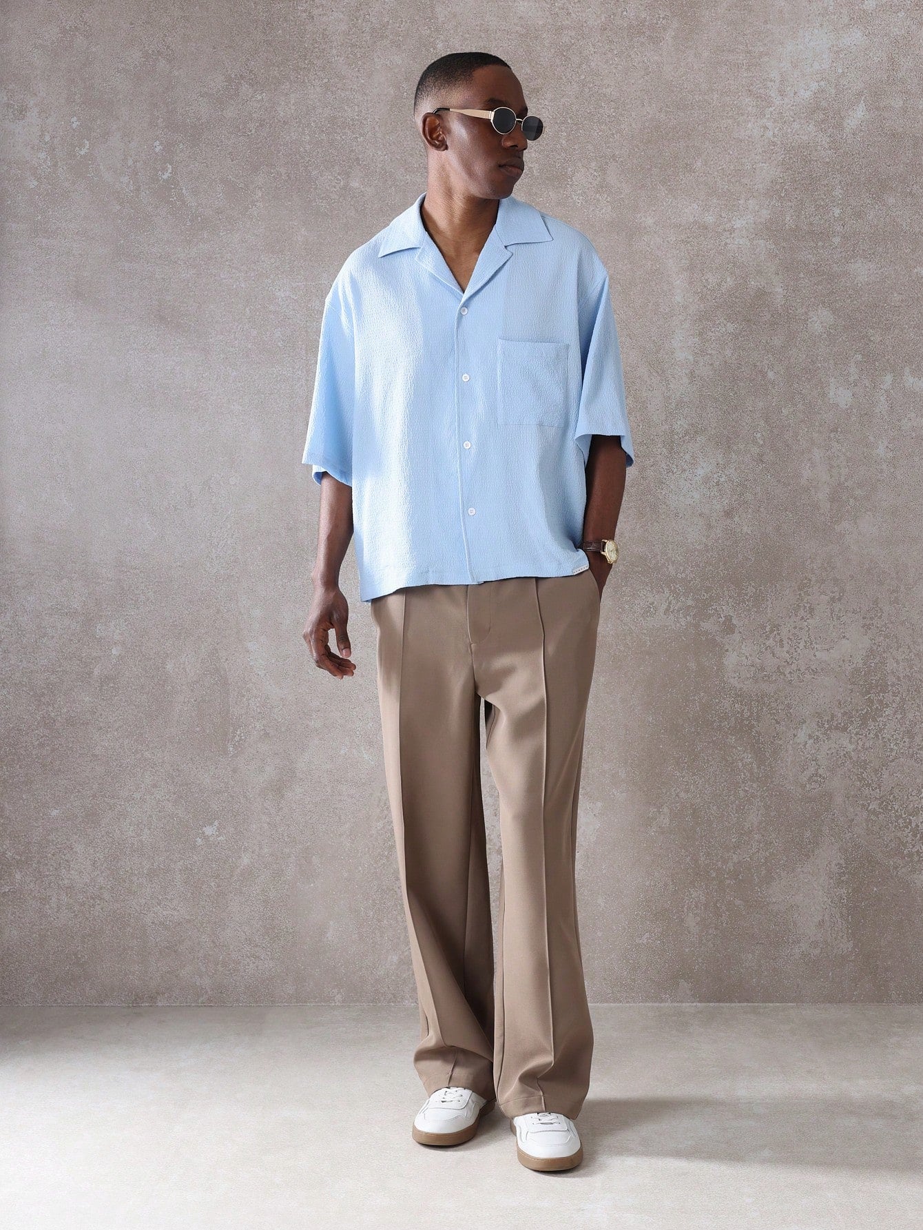 Camisa X Nawaf Blue