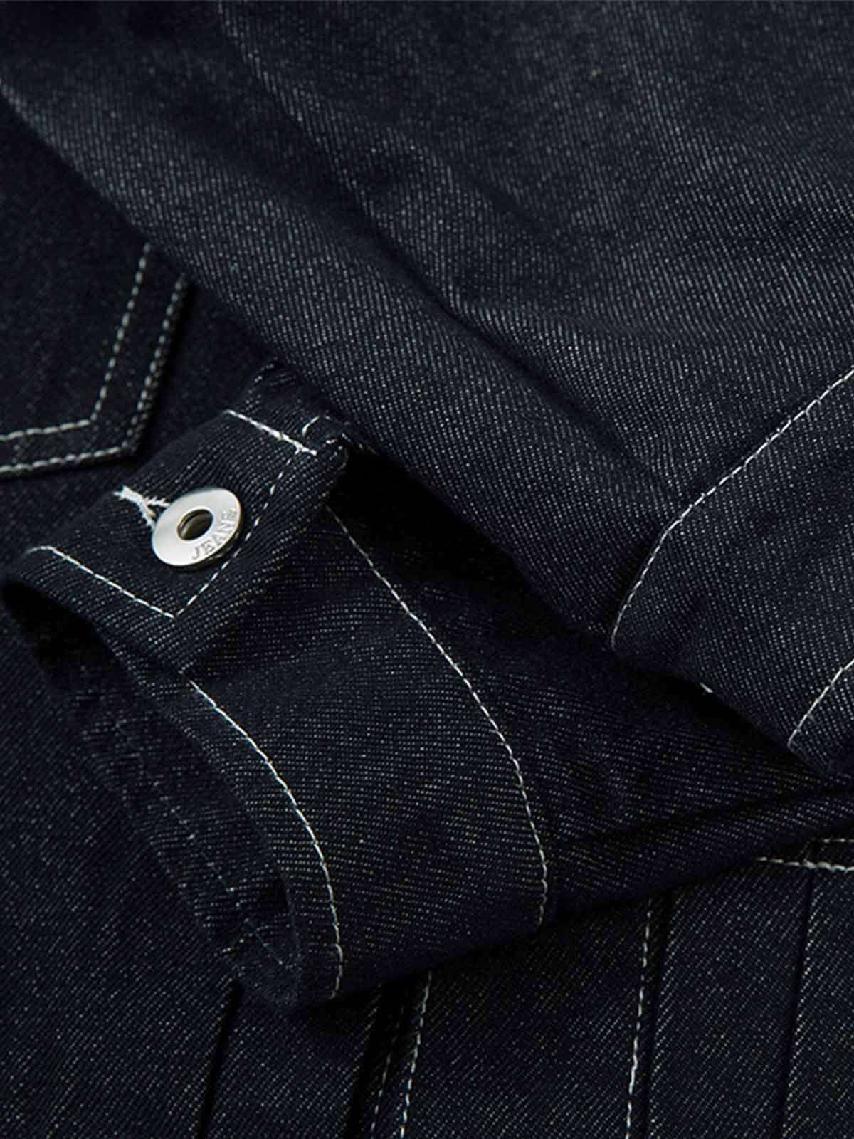 Jaqueta Retro Color Denim Jacket