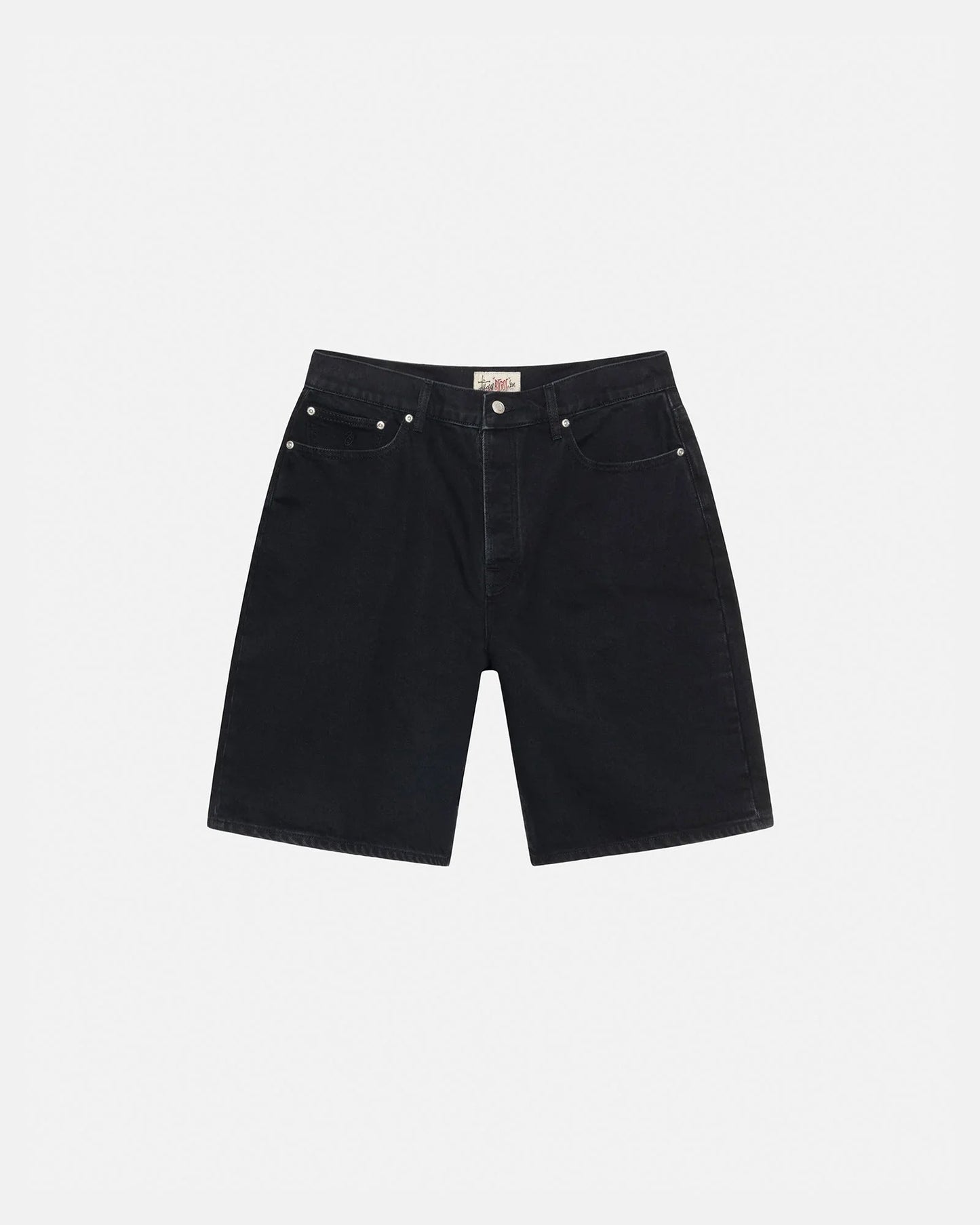 SHORTS OVERSIZED BLACK DENIM