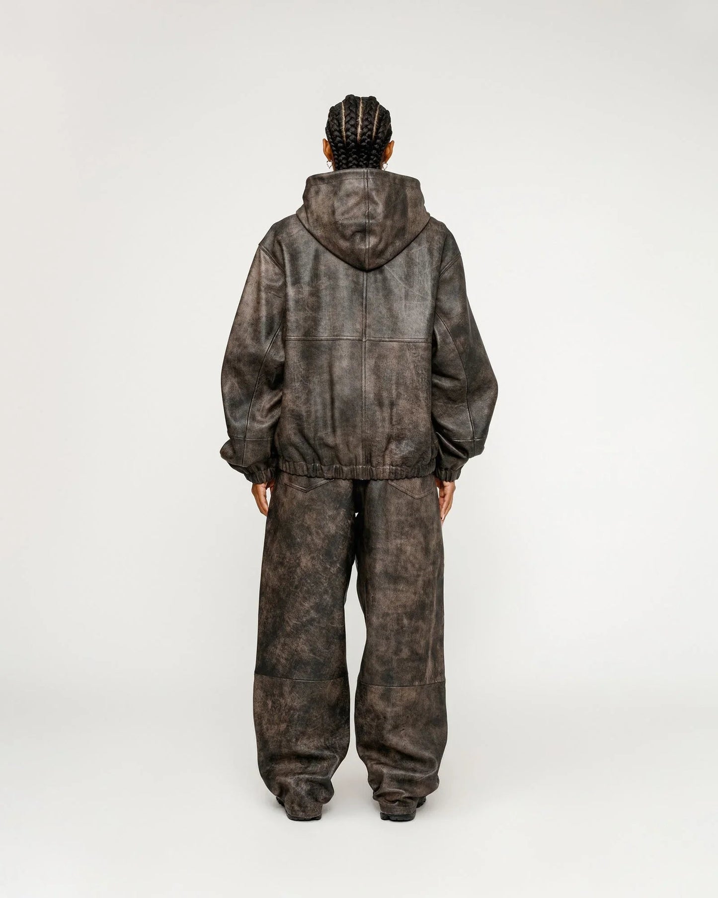 CALÇA BIG STONEWASHED LEATHER