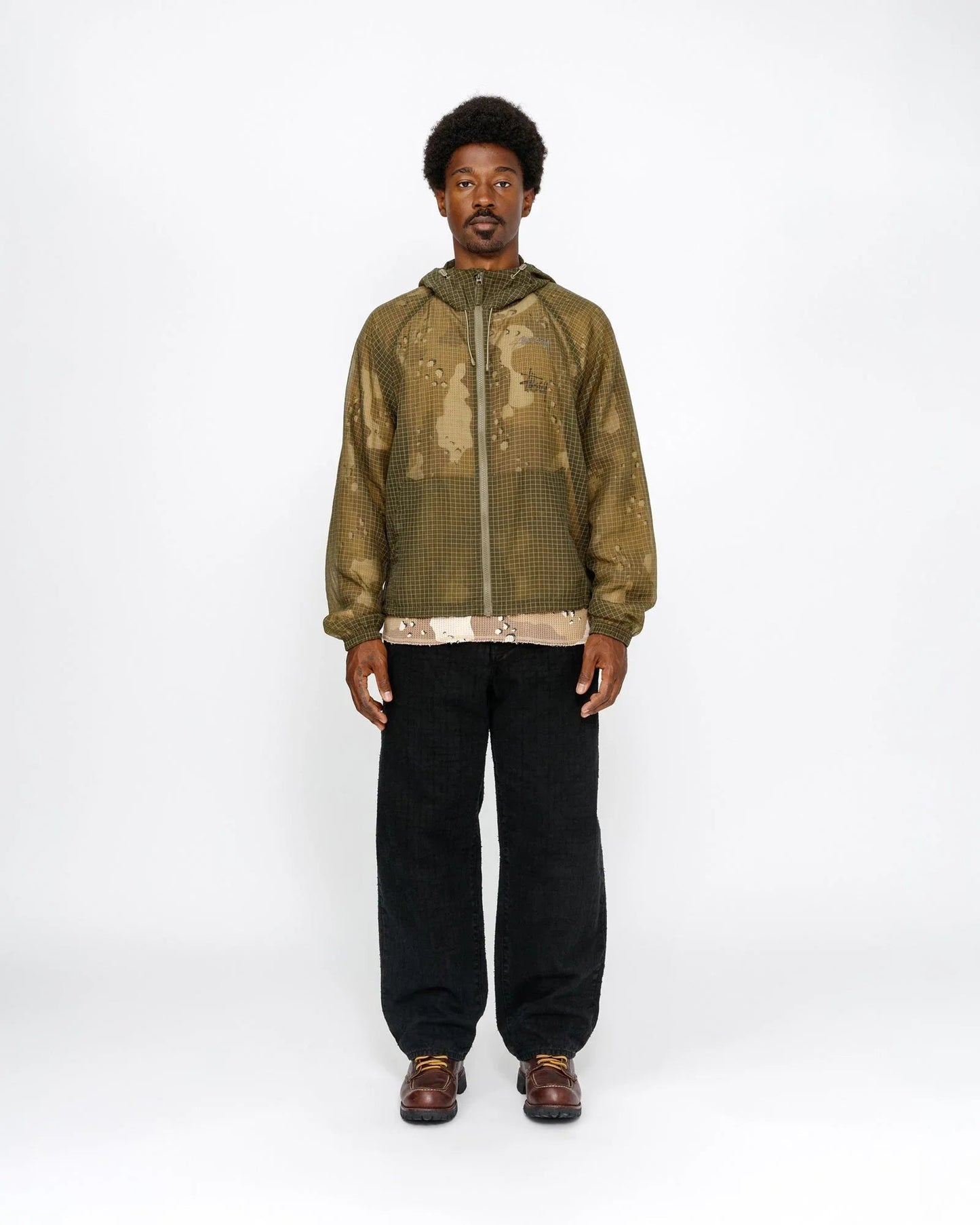 CALÇA CANVAS NEEDLEPUNCH OVERSIZED