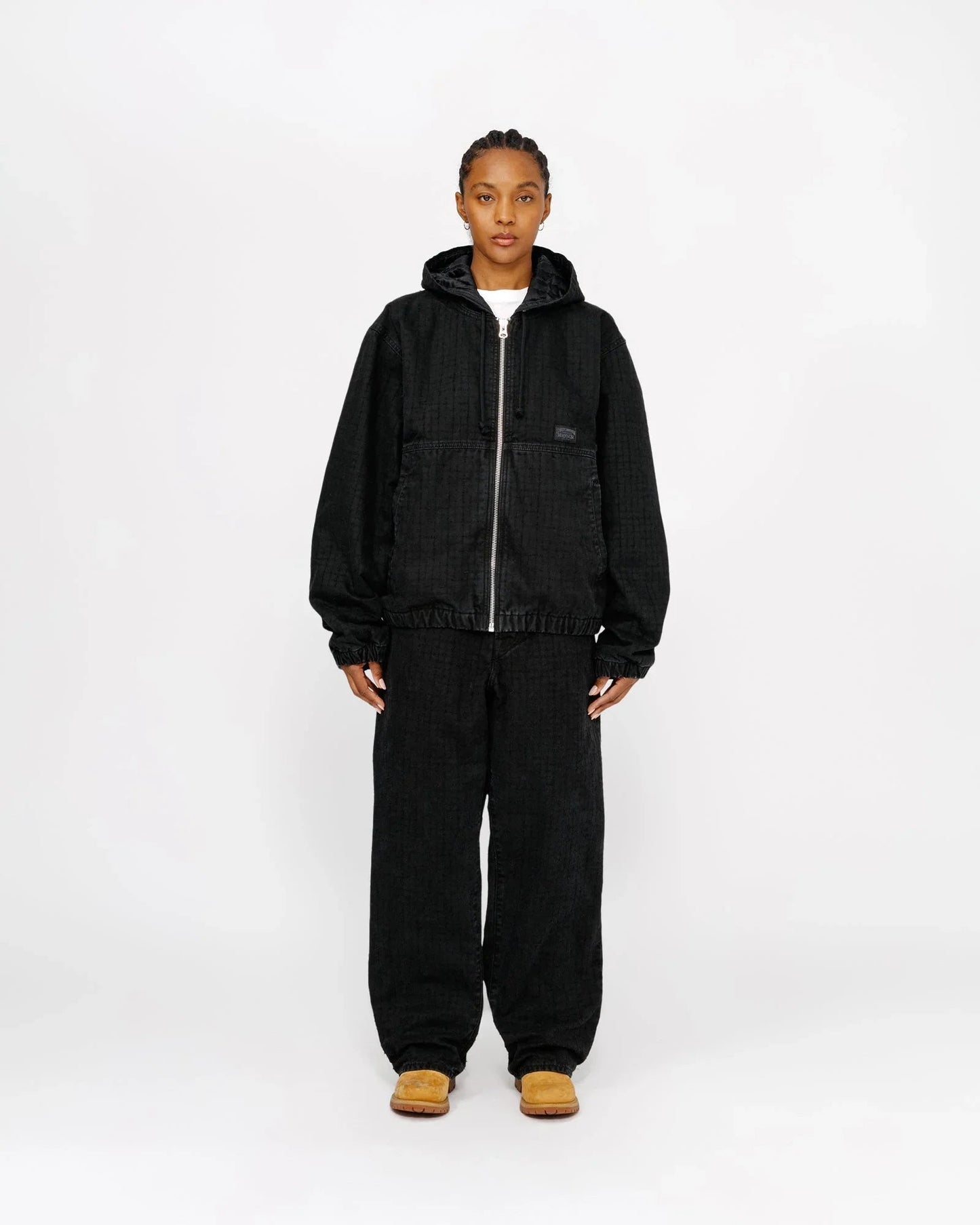 CALÇA CANVAS NEEDLEPUNCH OVERSIZED