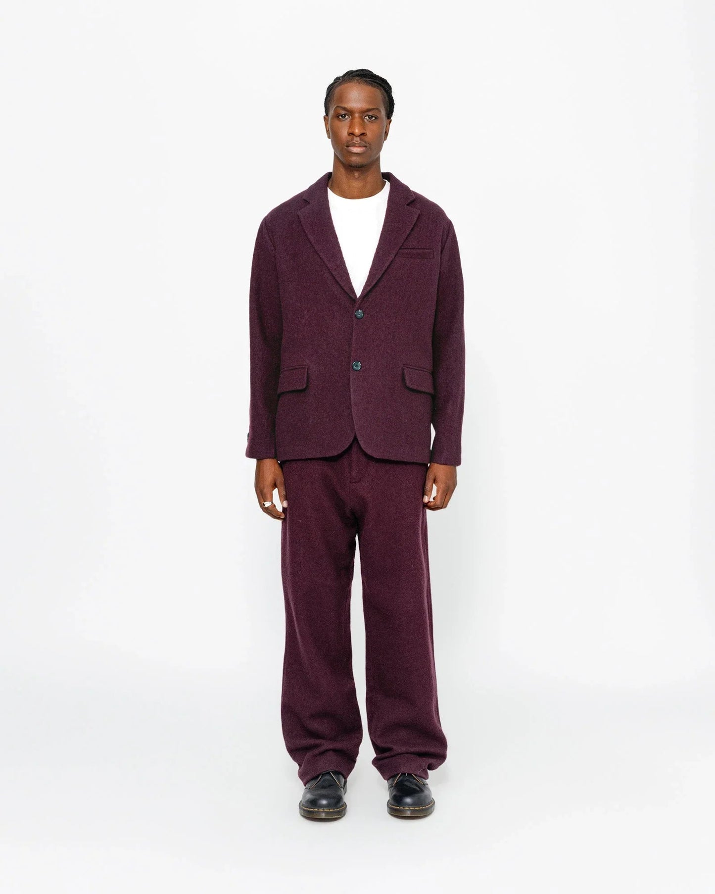 CALÇA TEXTURADA WOOL RELAXED