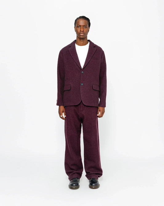 CALÇA TEXTURADA WOOL RELAXED
