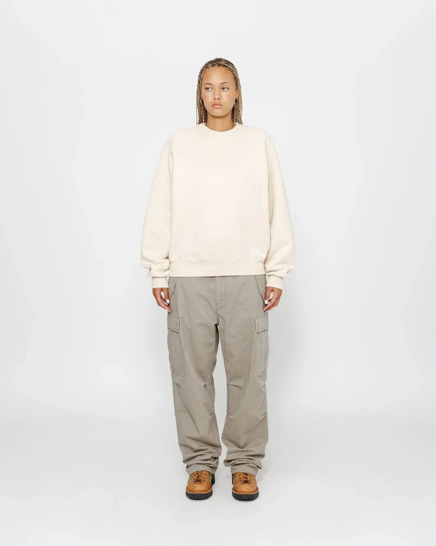 FLEECE RAGLAN CREW