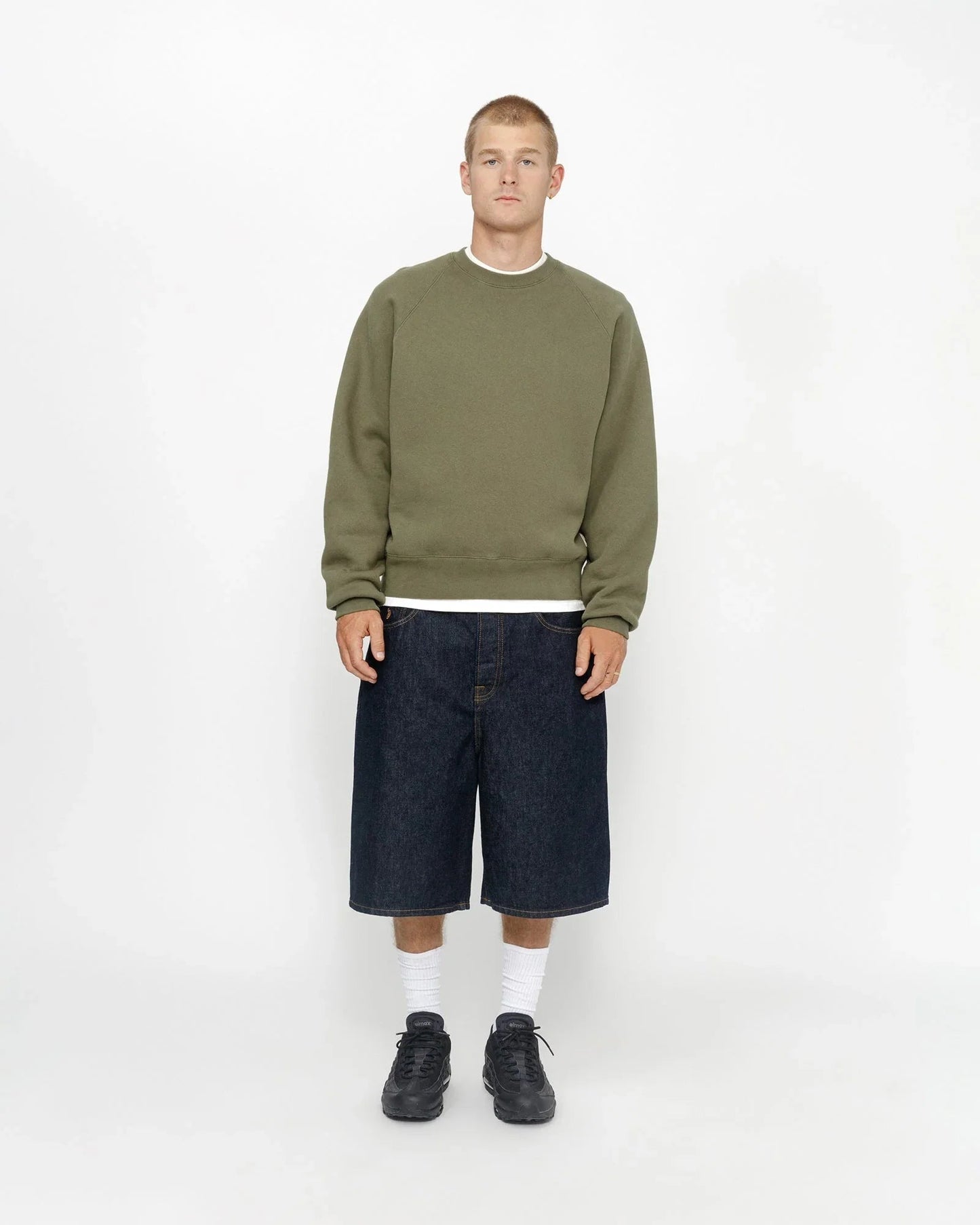 CREW RAGLAN FLEECE
