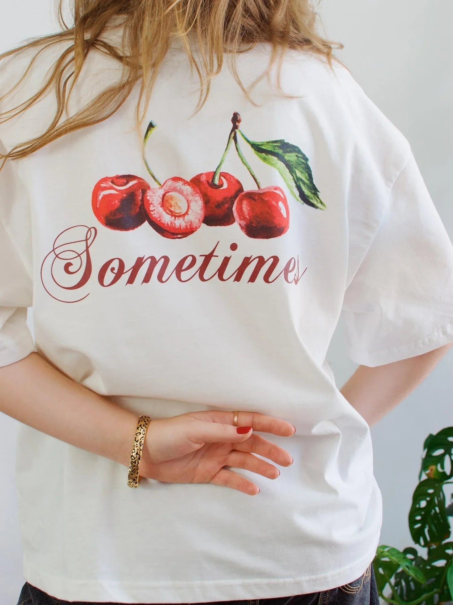 Camiseta BOXY DARK CHERRY