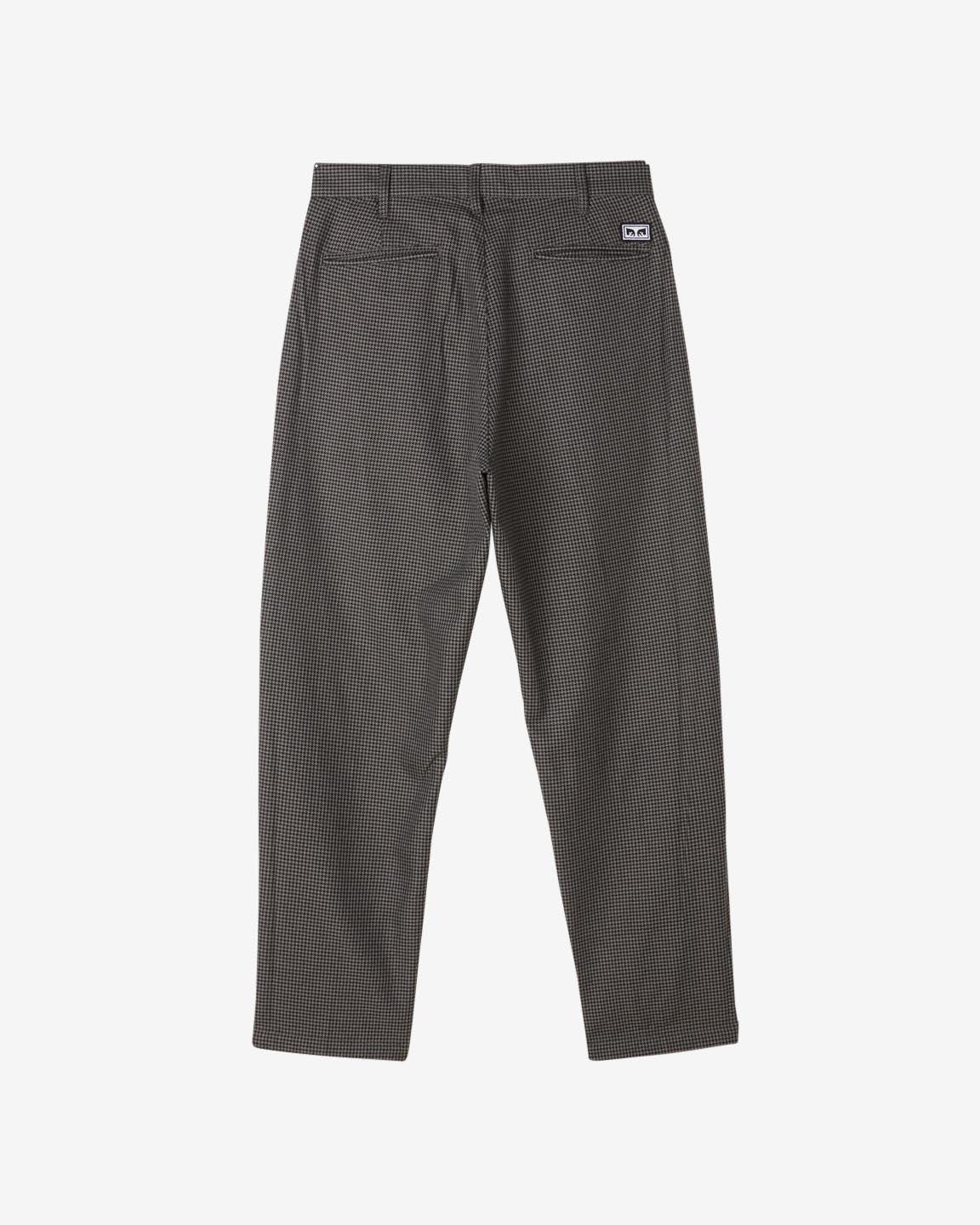 FUBAR HOUNDSTOOTH PLEATED PANT