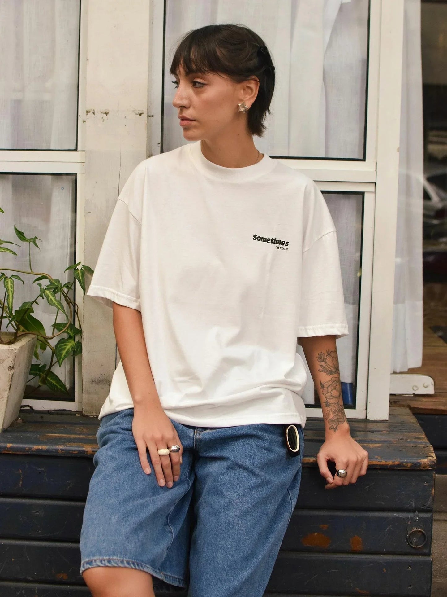T-SHIRT BOXY GRAIN